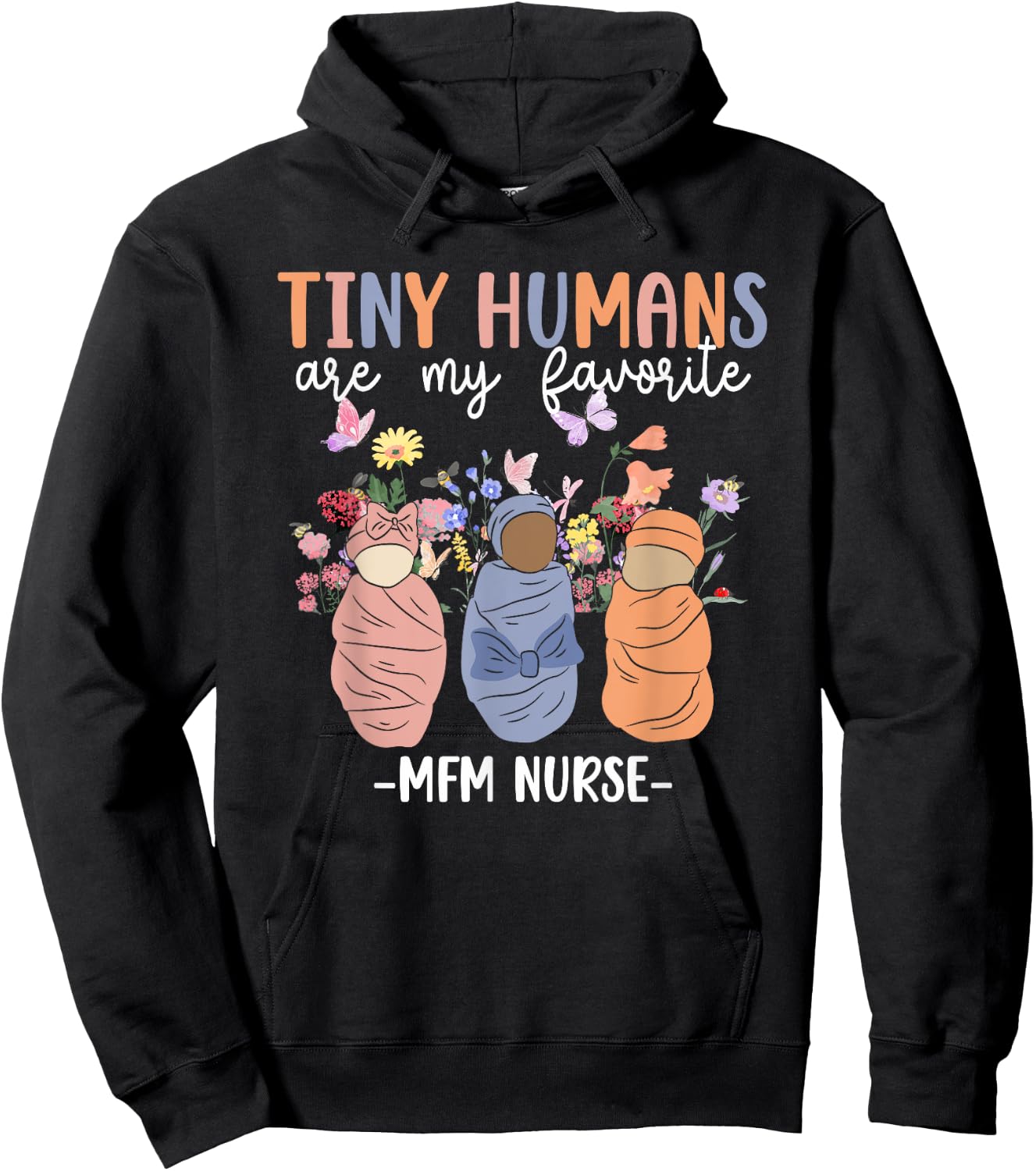 Best MFM Nurse Maternal Fetal Medicine Nurse MFM Nursing Hoodie - Hoodie | Black