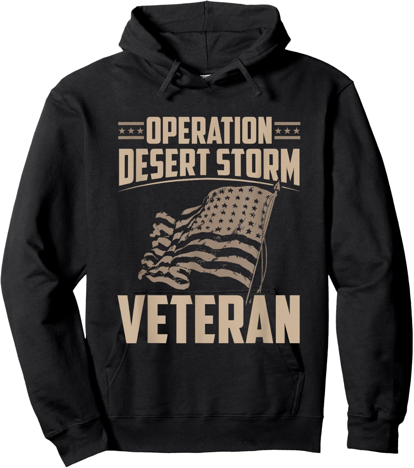 Veteran Shirt Operation Desert Storm Men Women USA Gift Hoodie - Hoodie | Black