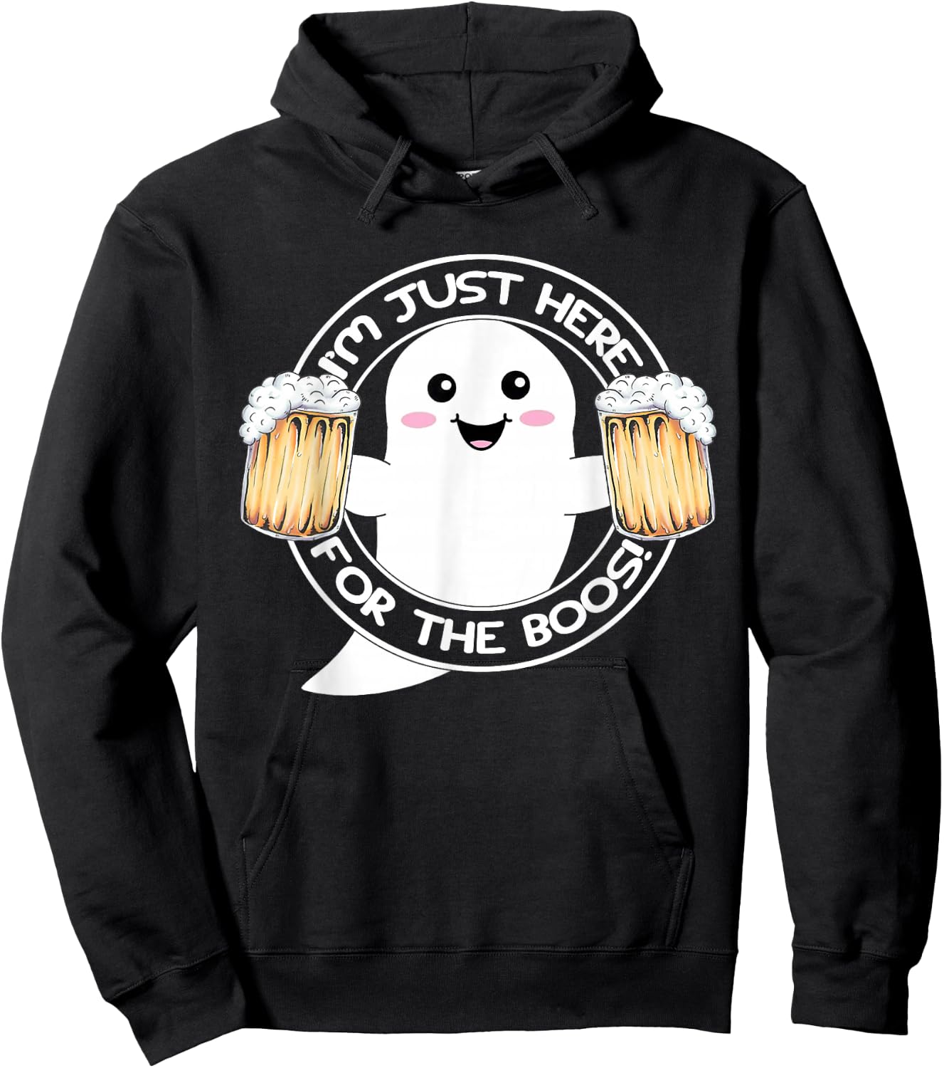 Im Just Here For The Boos I Ghost Adventures For Ghoul Hoodie - Hoodie | Black
