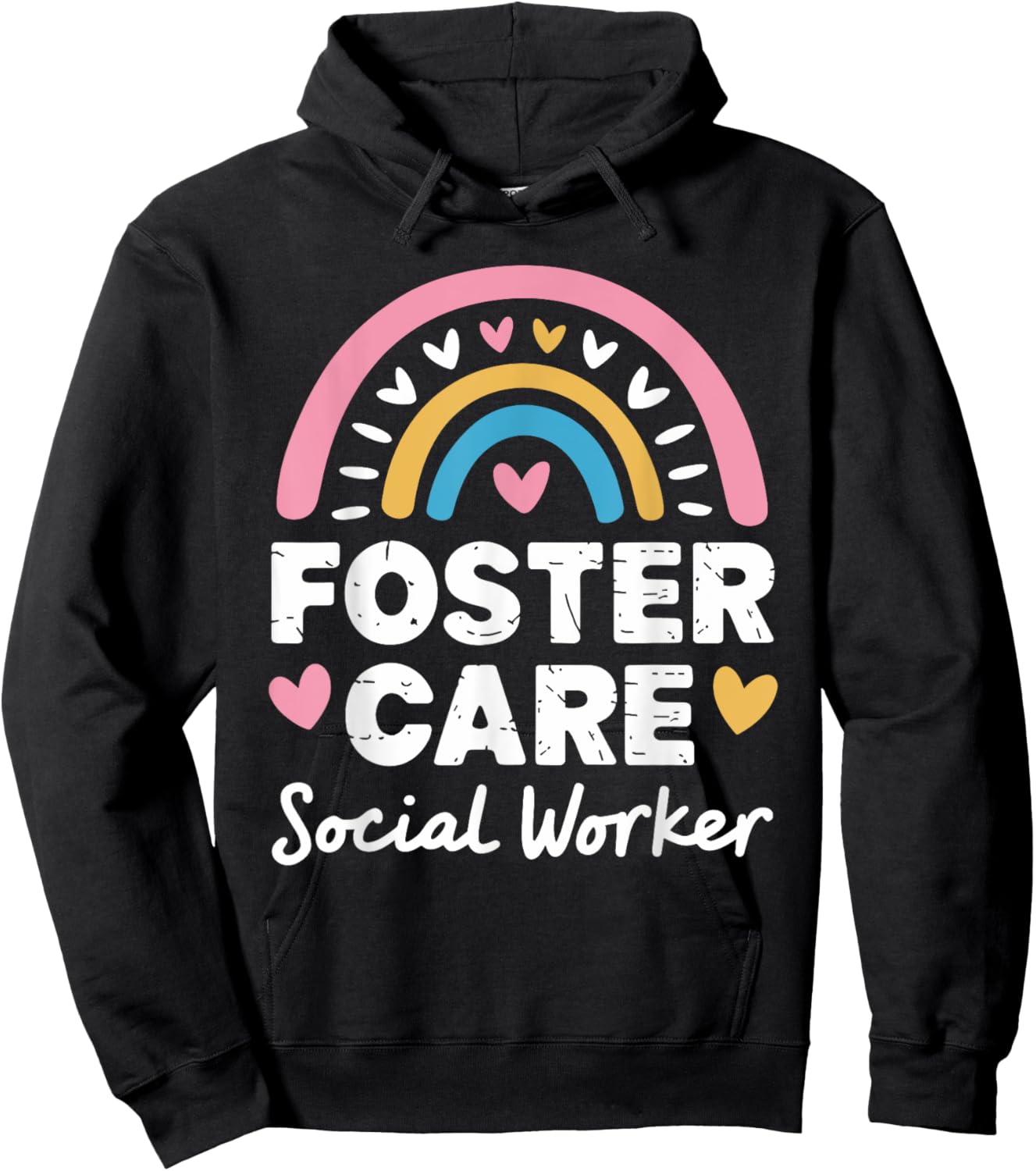 Foster Care Social Worker, Adoption Foster Care Foster Adopt Hoodie - Hoodie | Black