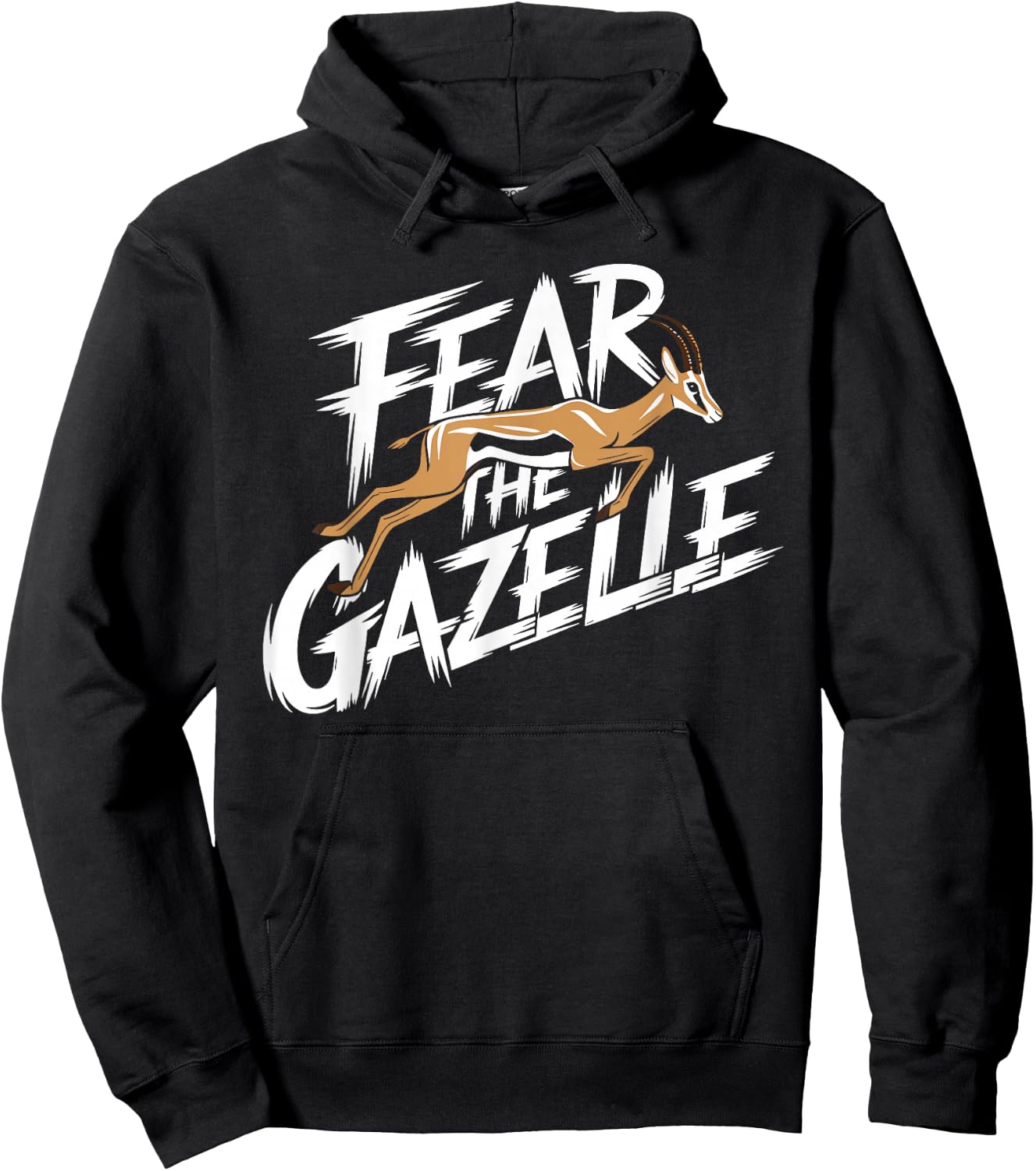 Fear The GAZELLE GAZELLES Hoodie - Hoodie | Black