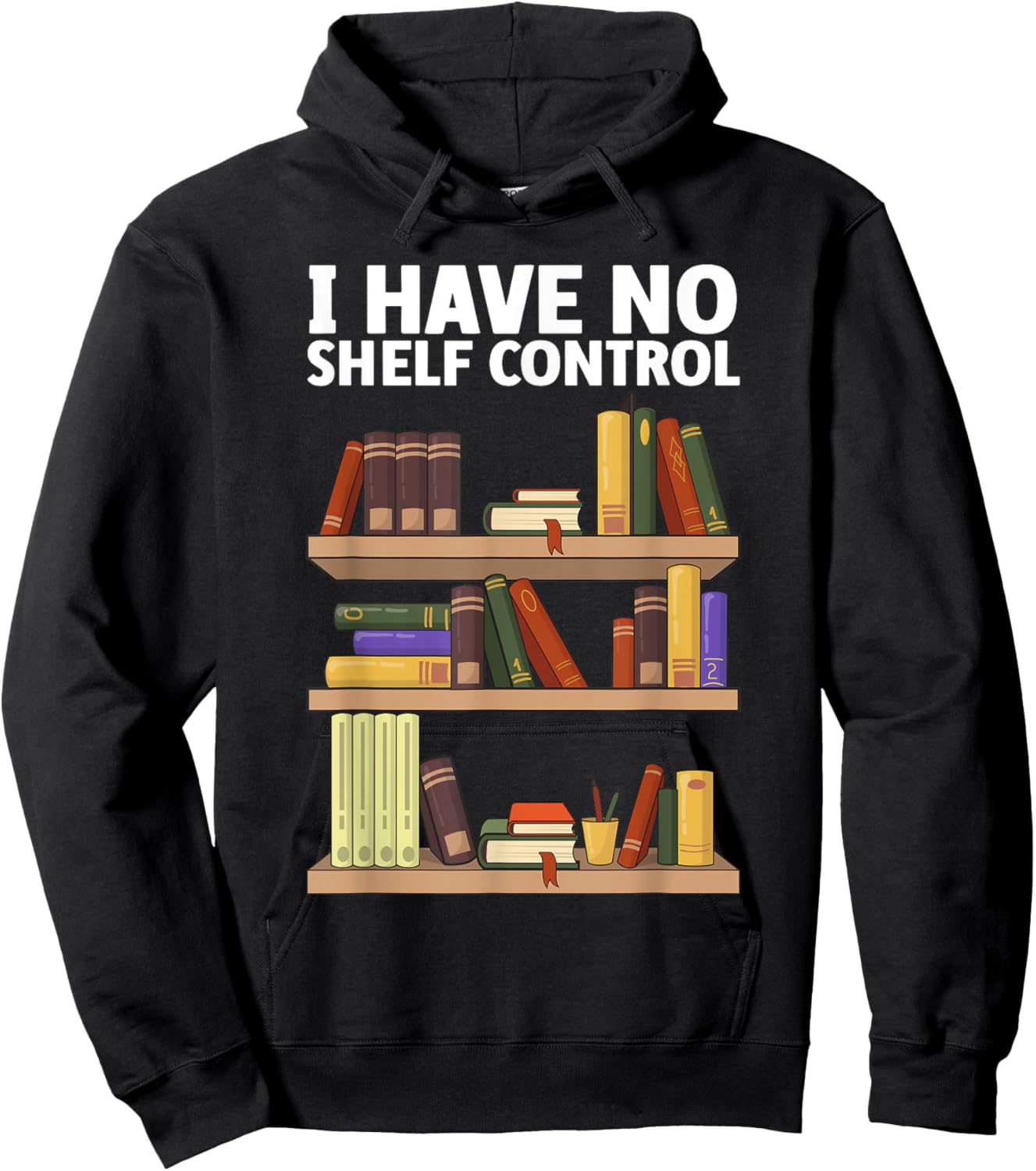 Funny Book Lover Art Women Bookworm Novel Librarian Hoodie - Hoodie | Black