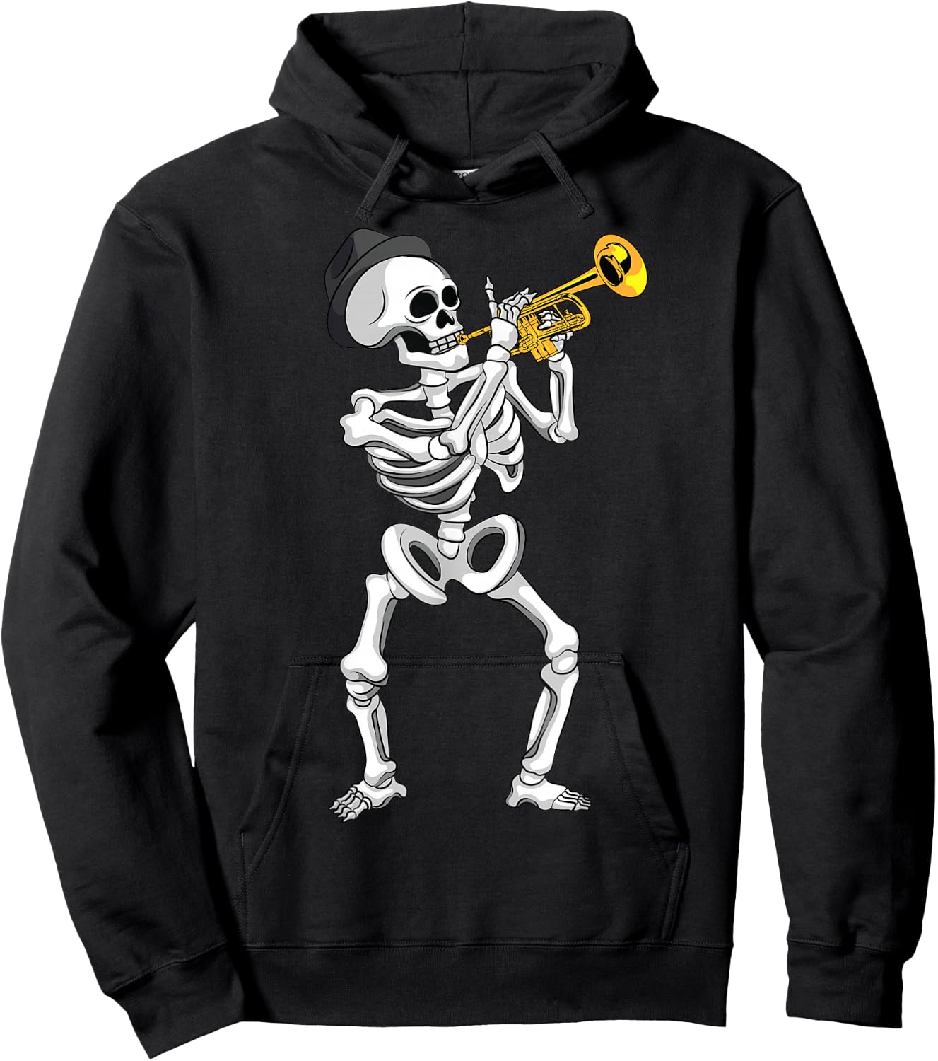 Cool Trumpet Design Women Trumpetist Trumpet Player Hoodie - Hoodie | Black