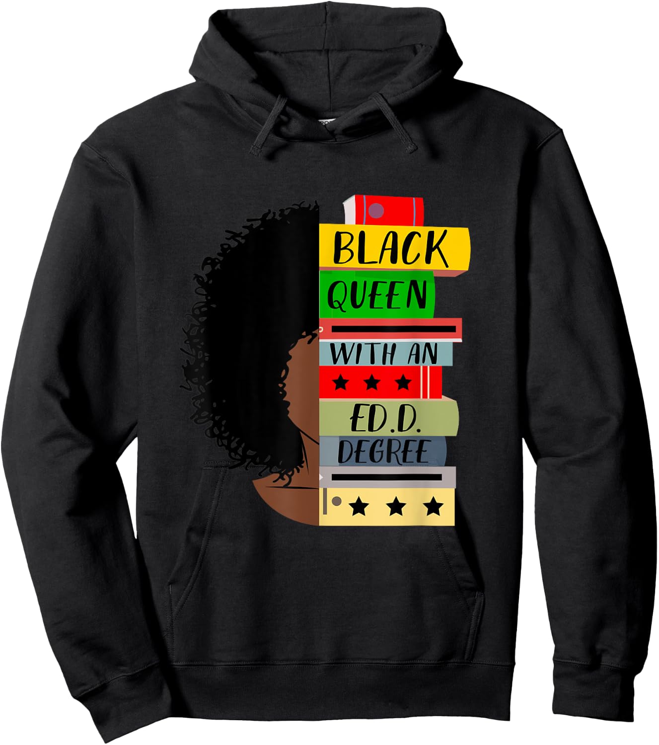 EdD Doctor of Education Book Degree Doctorate Graduation Hoodie - Hoodie | Black