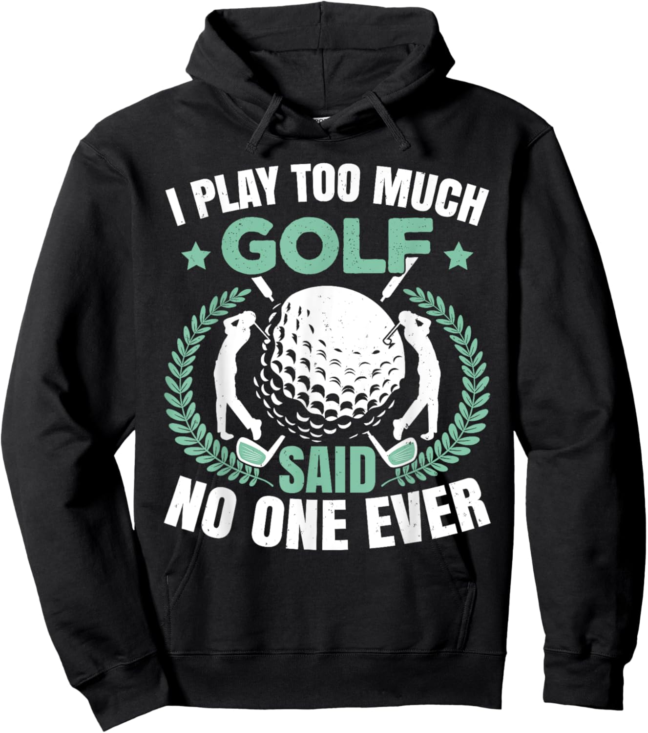 Funny Father's Day Golf Hoodie - Hoodie | Black