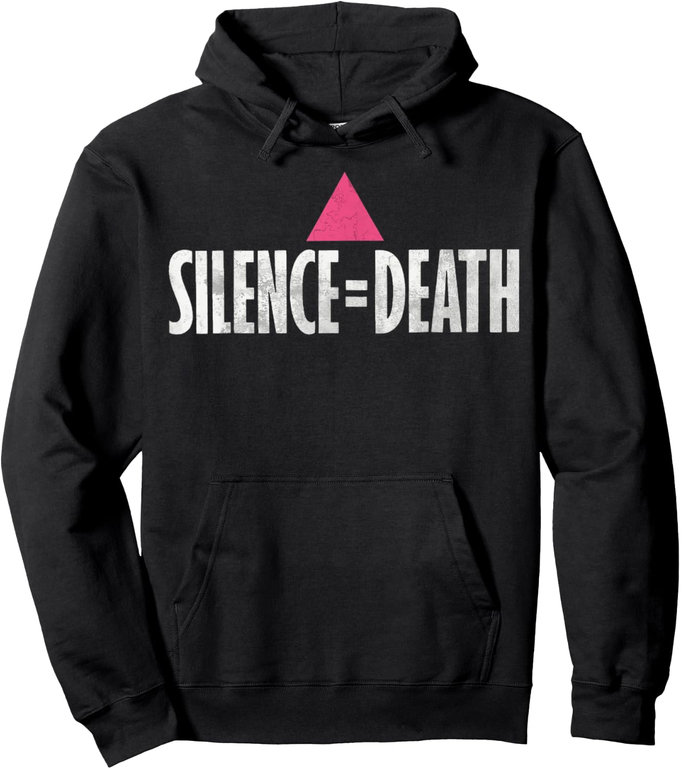 LGBTQ Shirt Men Women Gay Pride Gift Equality Silence Death Hoodie - Hoodie | Black