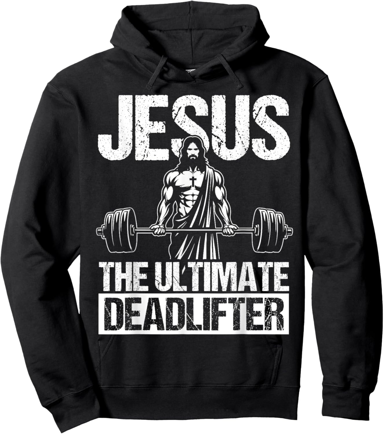 Jesus THE ULTIMATE Deadlifter Jesus Deadlifter Hoodie - Hoodie | Black