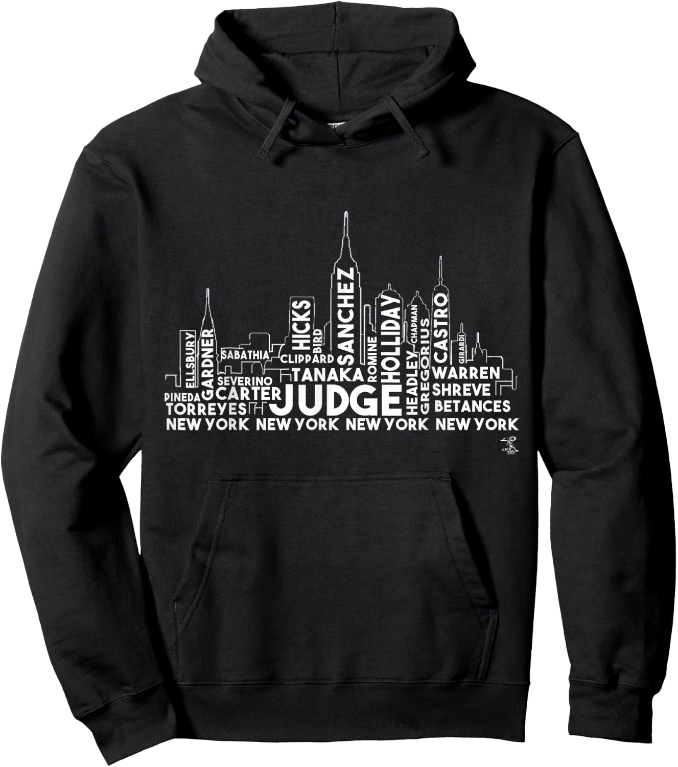 Aaron Judge Skyline - Apparel Hoodie - Hoodie | Black