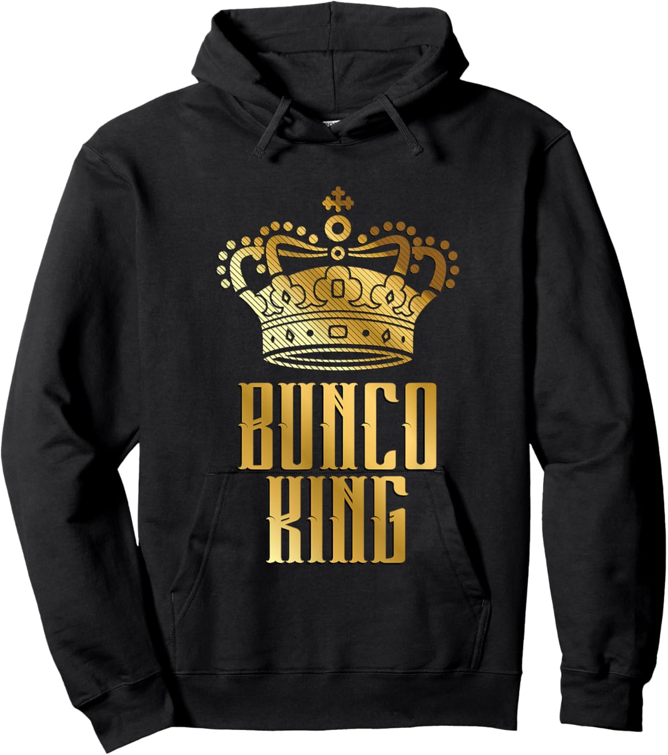 Funny Bunco King - Bunco Gaming Nights Dice Board Game Hoodie - Hoodie | Black