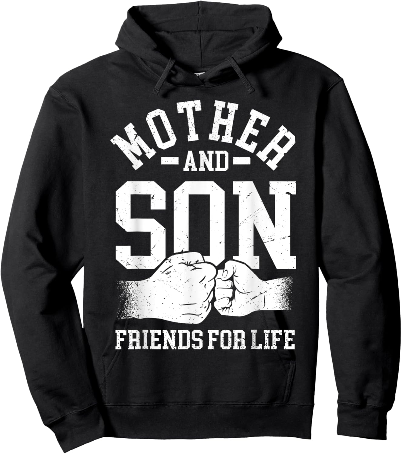 Mother And Son Friends For Life Mom Matching Mother Son Hoodie - Hoodie | Black
