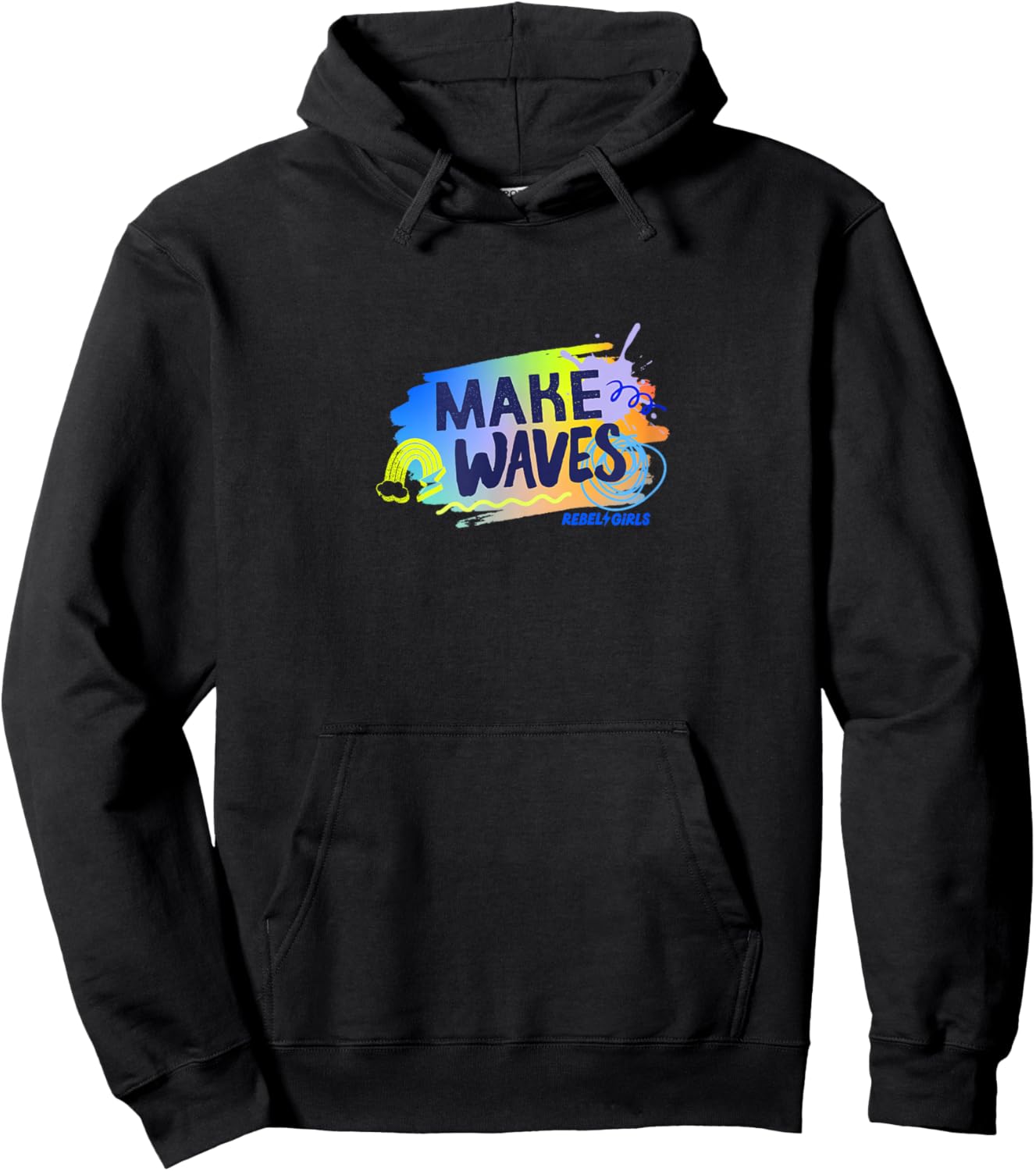 "Make Waves" Hoodie - Hoodie | Black