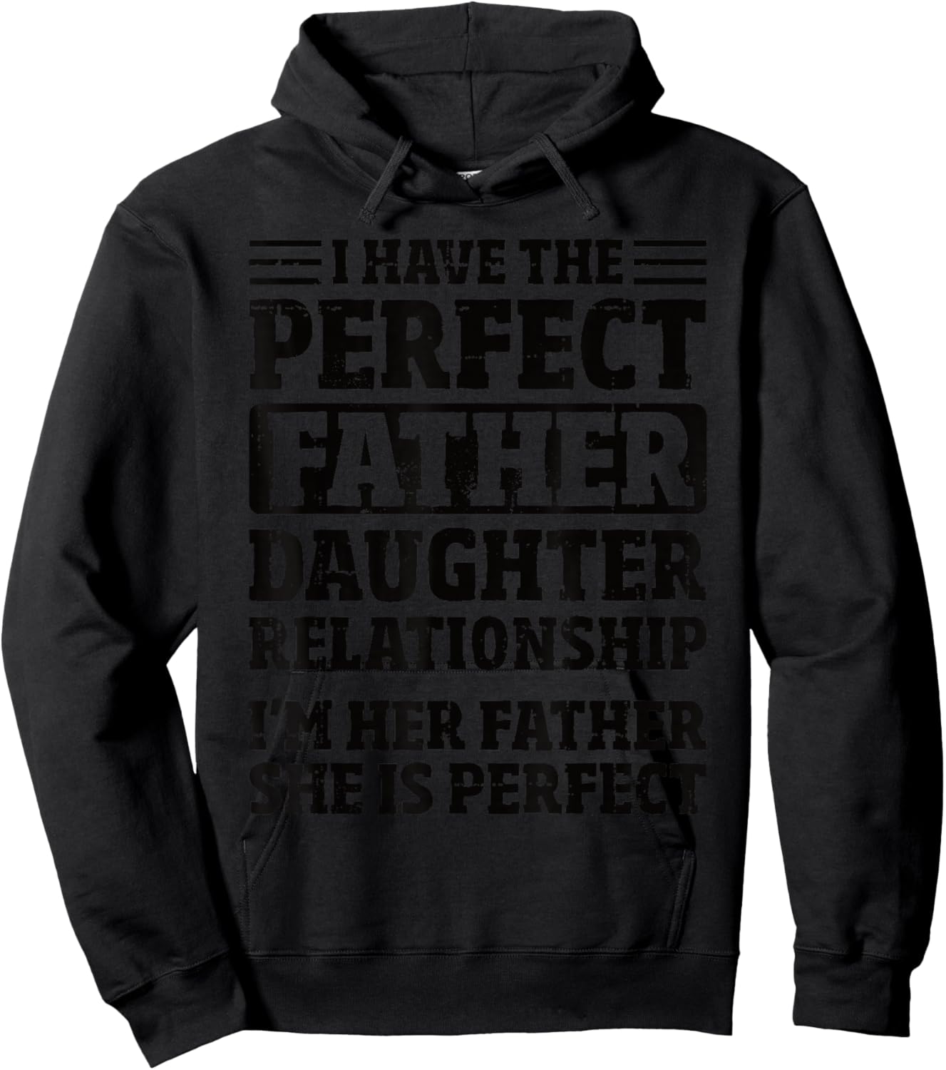 Funny Father Daughter Relationship Hoodie - Hoodie | Black
