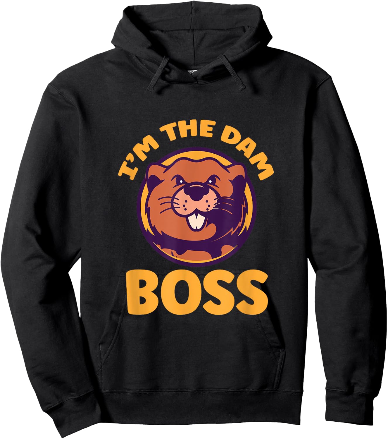 I'm The Dam Boss River Rodent Beaver Hoodie - Hoodie | Black
