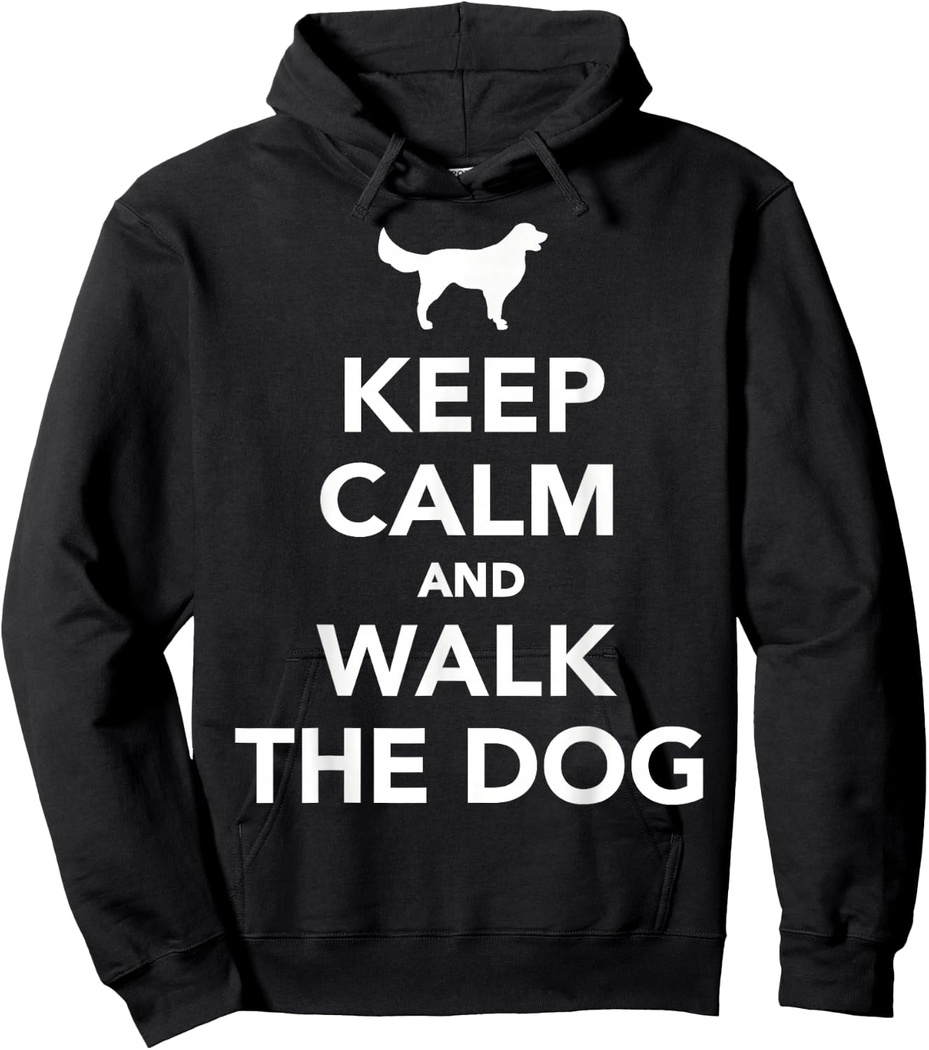 Keep and walkt the dog Hoodie - Hoodie | Black