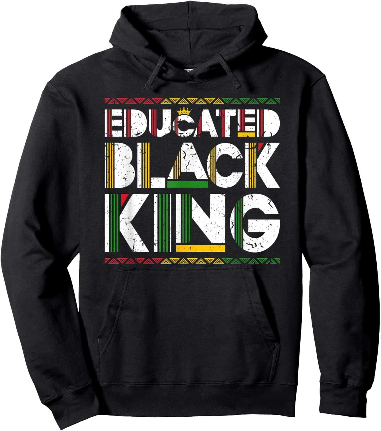 Educated Black King History Month Black And Educated Hoodie - Hoodie | Black