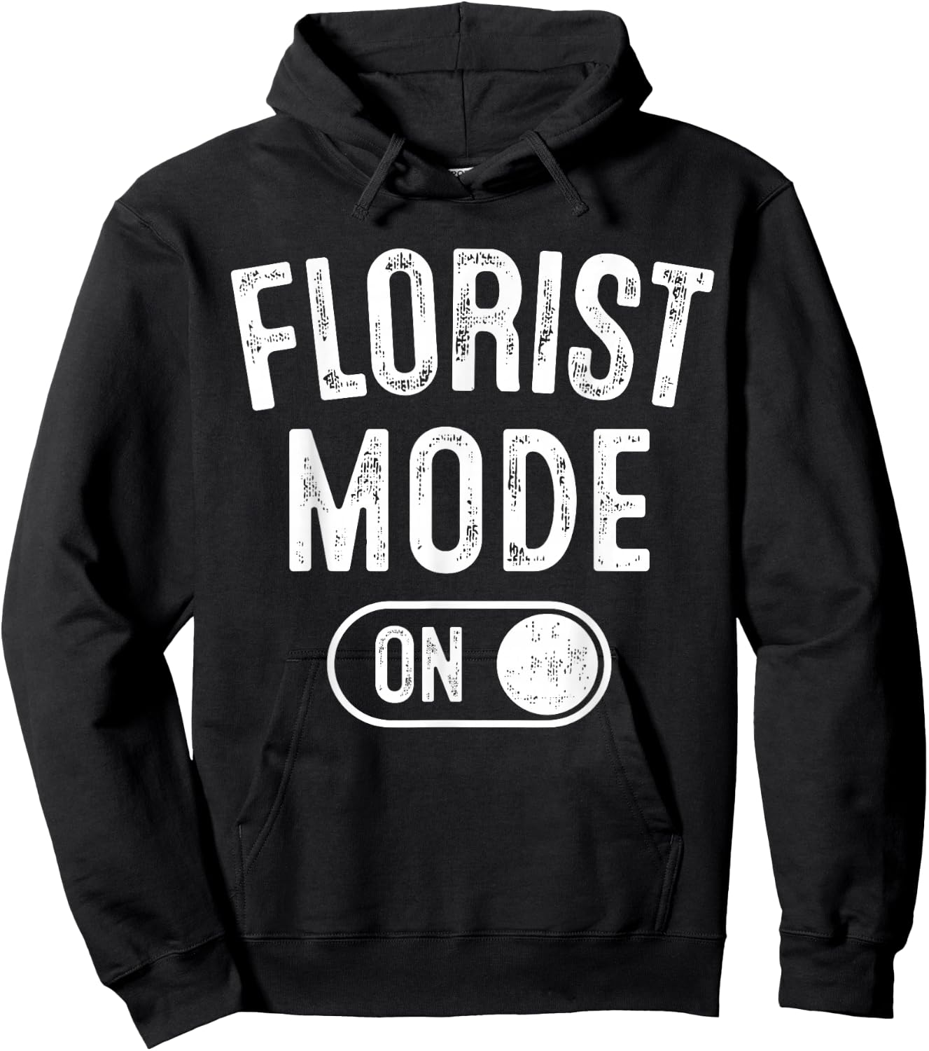 Florist Mode On Funny Flowers Artist Gift Plant Specialist Hoodie - Hoodie | Black