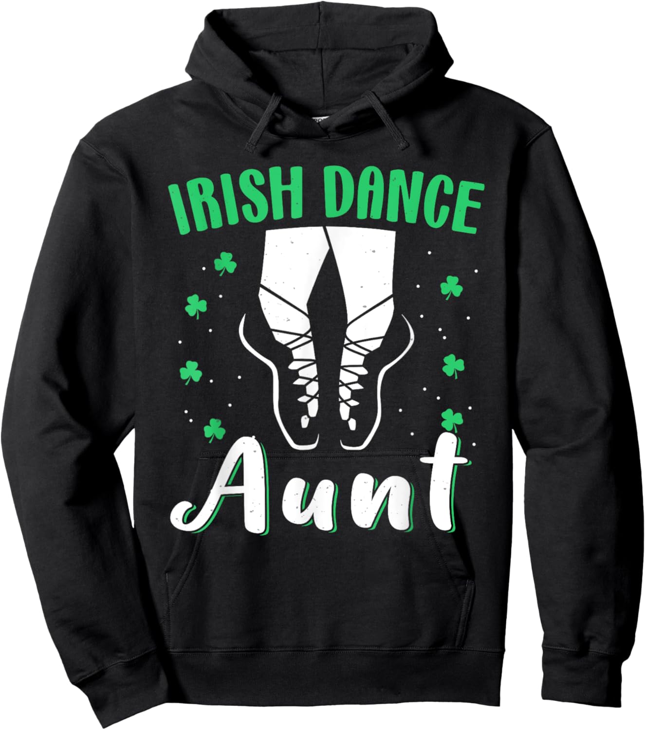 Irish Dance Girls Reel Girls For Aunt St Patricks Day Irish Hoodie - Hoodie | Black