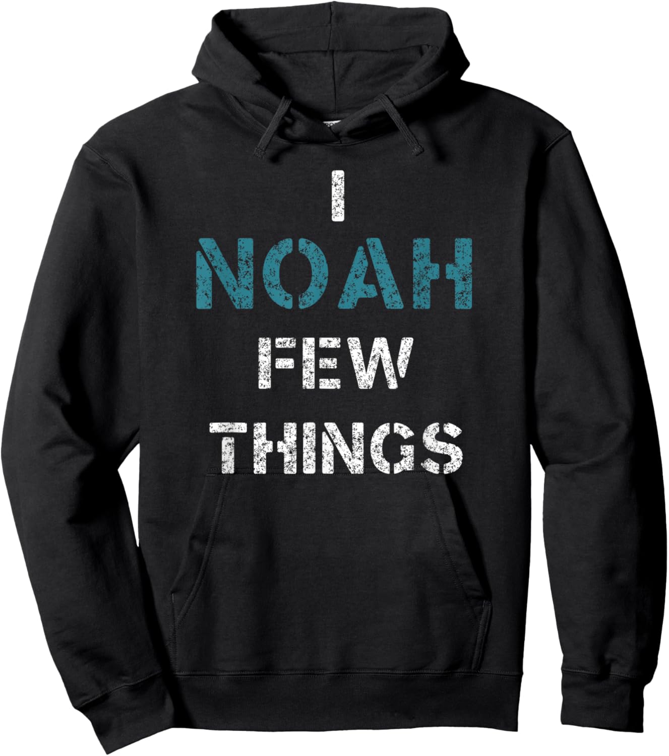 I Noah Few Things Funny Christian Hoodie - Hoodie | Black