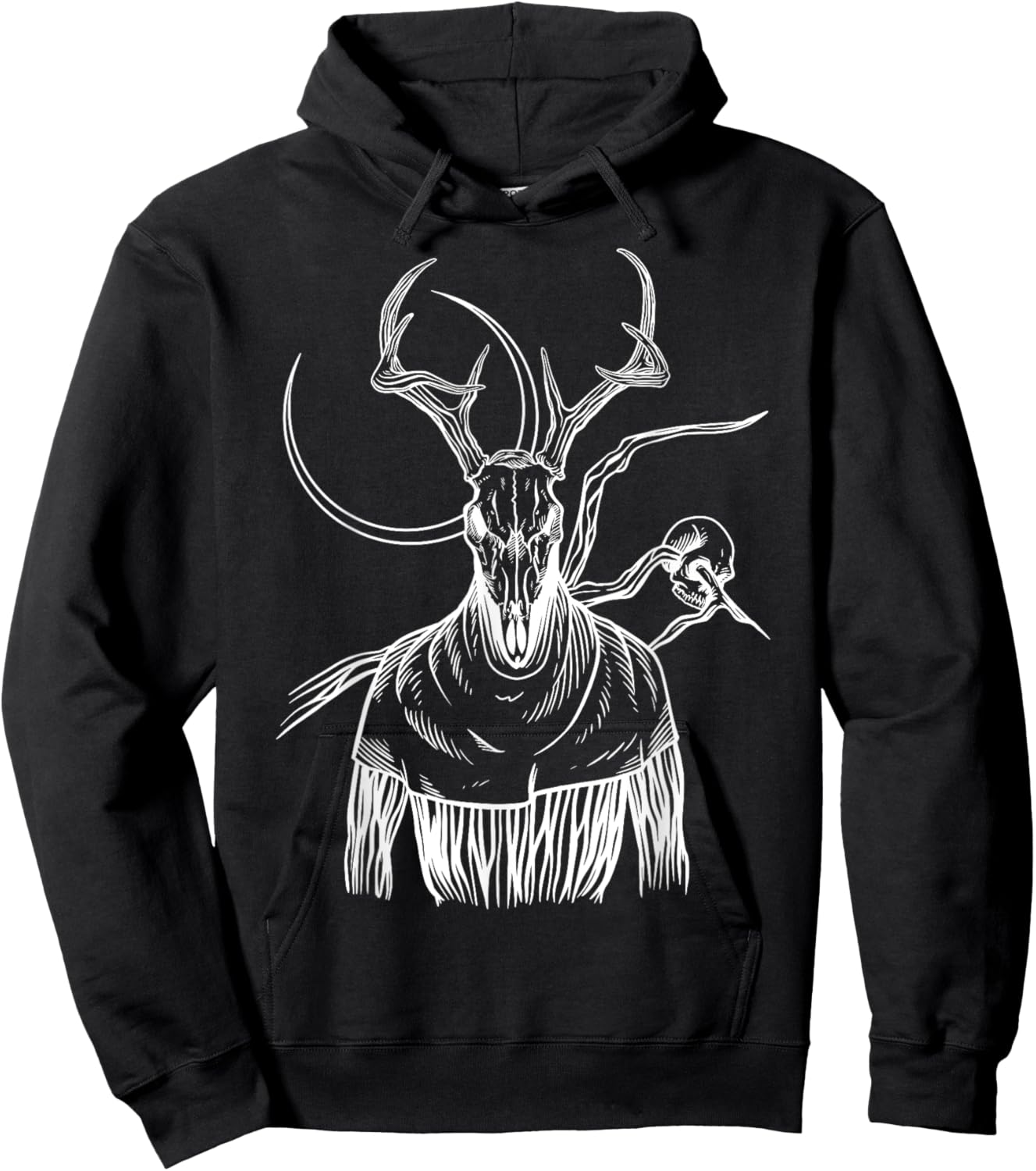 Wendigo The Cryptid Cannibal Spirit Of The Horror Forest Hoodie - Hoodie | Black