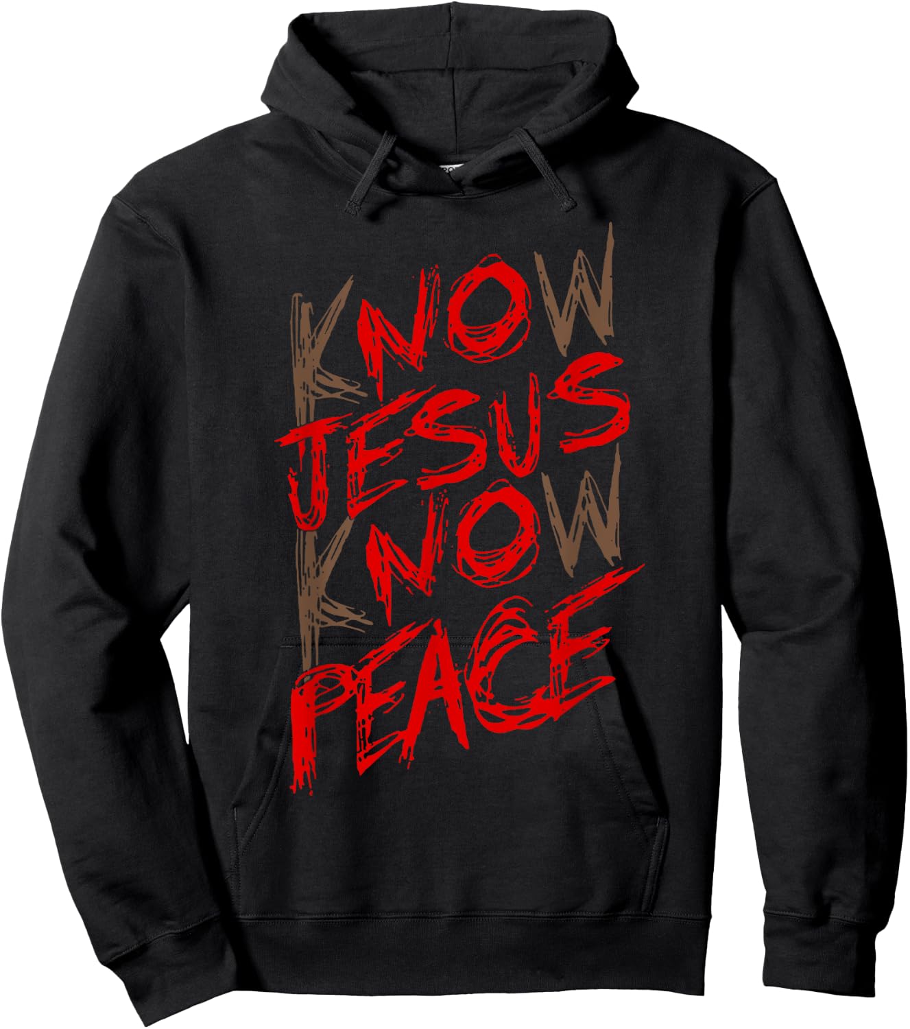 Know Jesus Know Peace Hoodie - Hoodie | Black