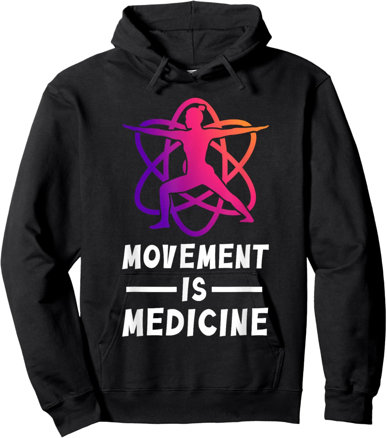 Movement Is Medicine Exercise Therapy Sports Medicine Hoodie - Hoodie | Black