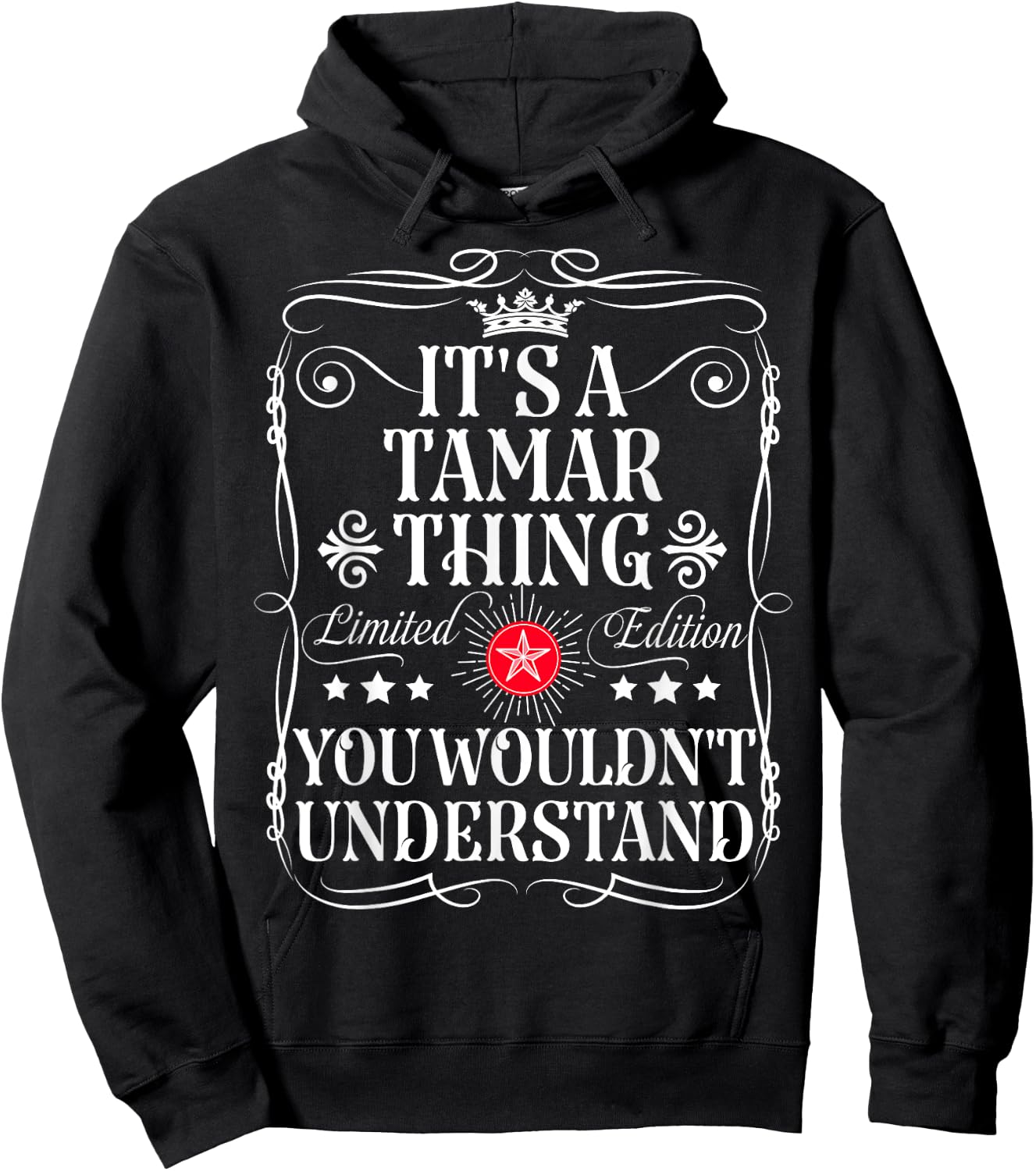 Tamar Name Its A Tamar Thing You Wouldn't Understand Hoodie - Hoodie | Black