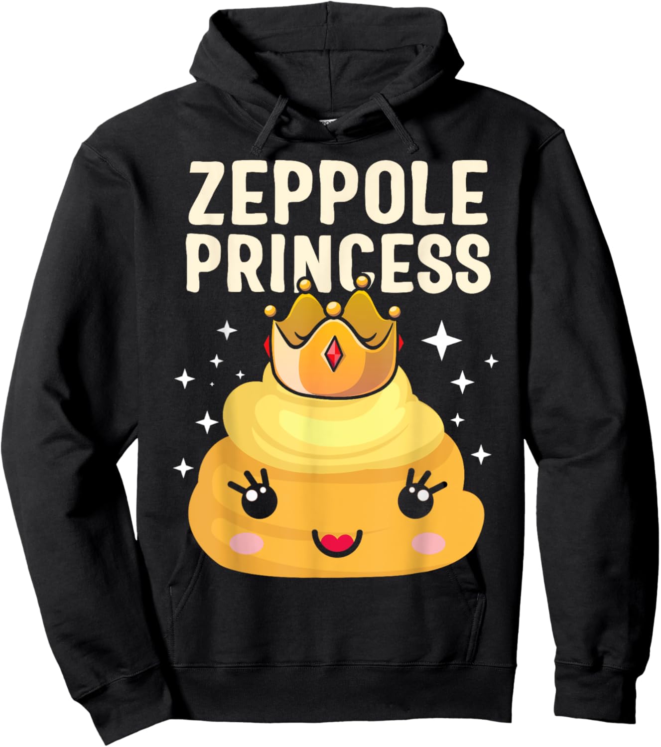 Saint Joseph's Day Zeppole Princess Cute Italian Pastry Marc Hoodie - Hoodie | Black