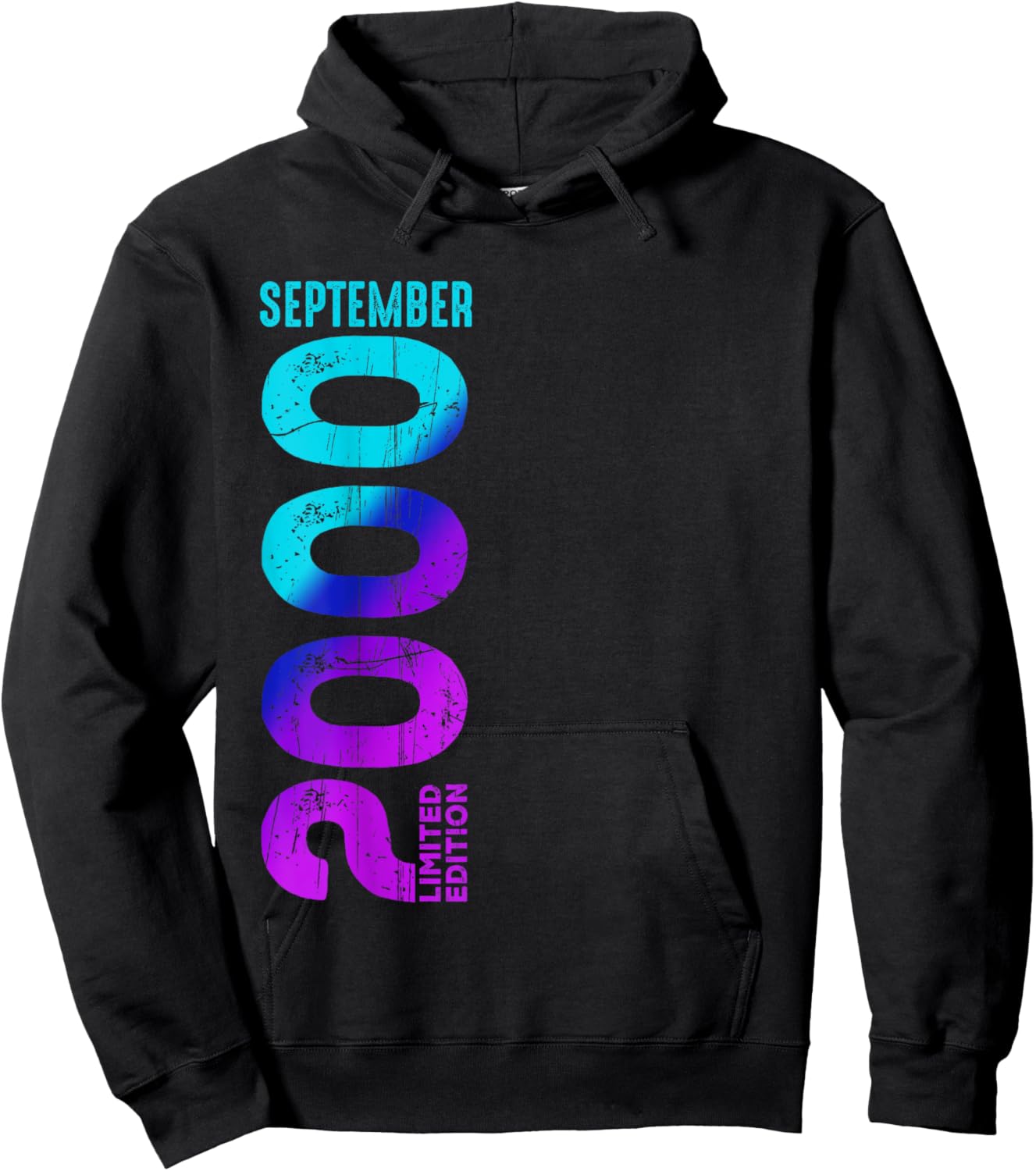 Limited Edition September 2000 Birthday Hoodie - Hoodie | Black