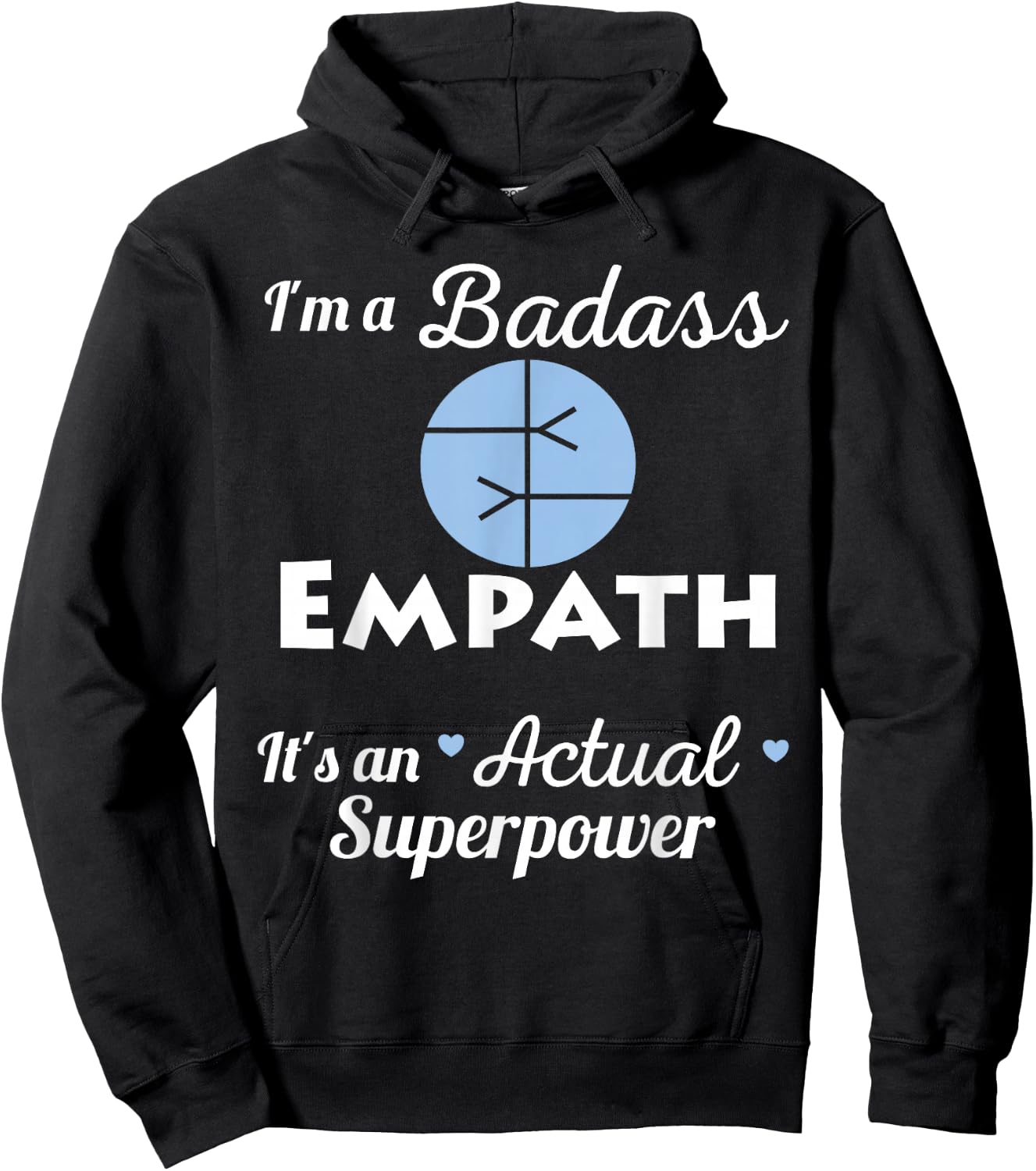 Badass Empath Superpower Intuitive Psychic HSP Spiritual Hoodie - Hoodie | Black
