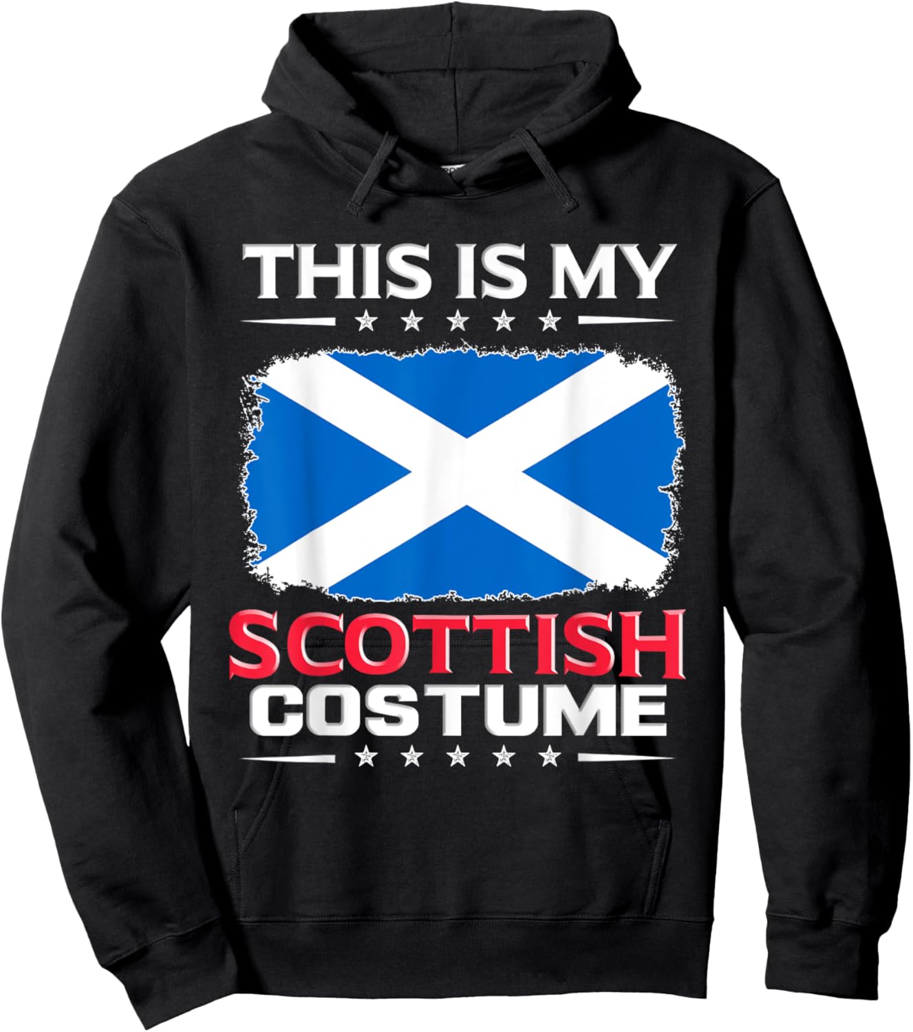 This Is My Scottish Costume Scotland Hoodie - Hoodie | Black