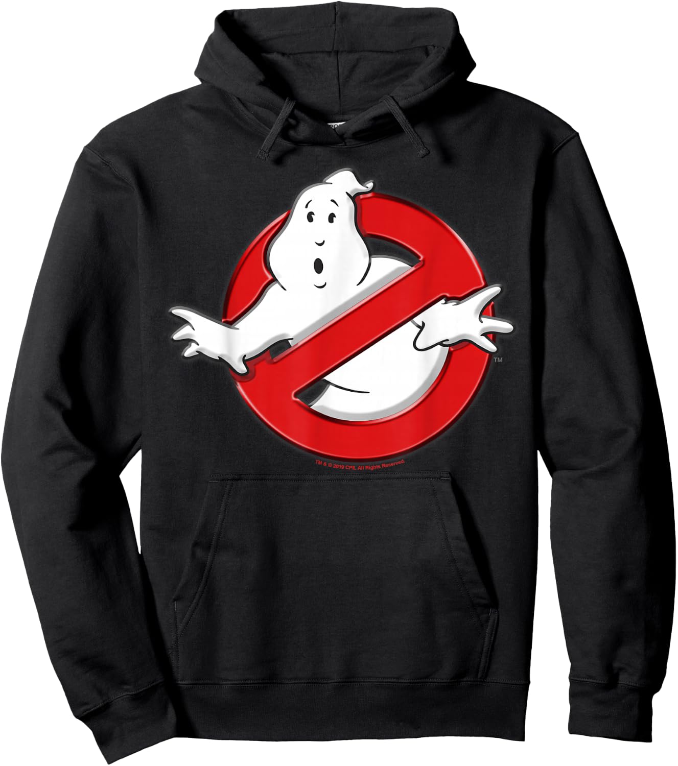 Ghostbusters Classic Movie Logo Poster Hoodie - Hoodie | Black