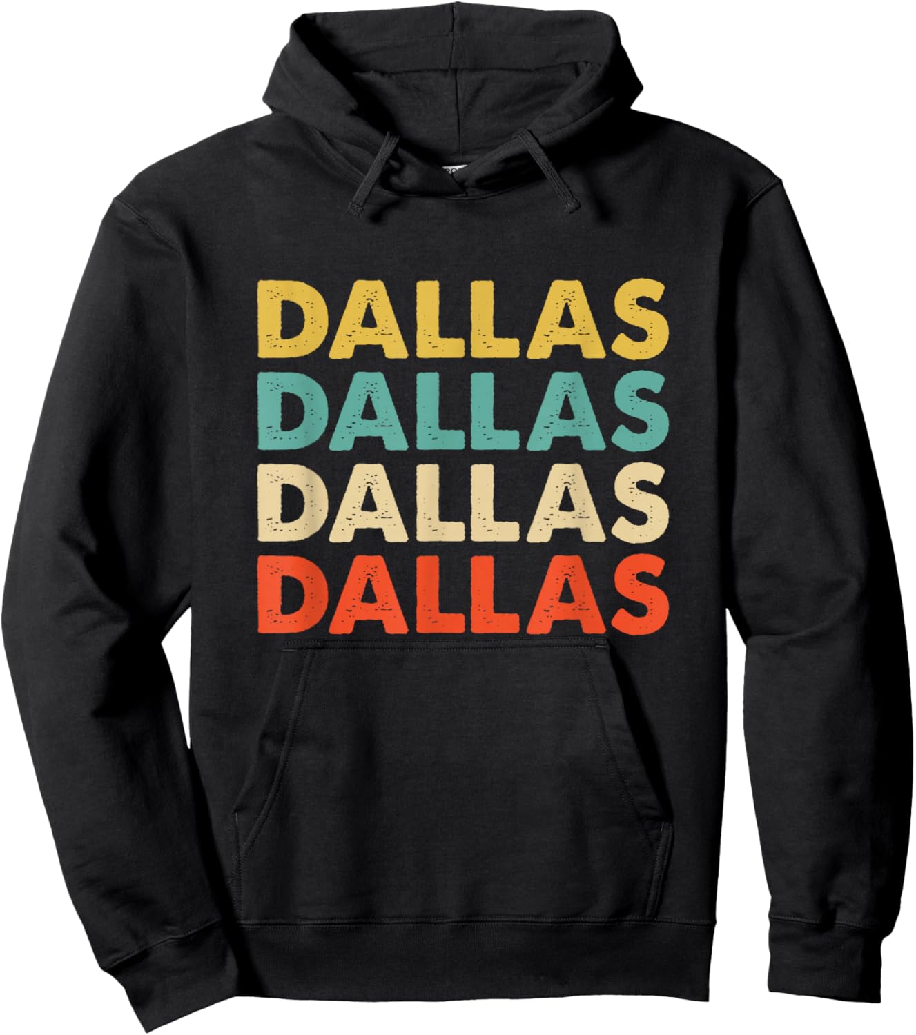 Dallas Name Hoodie - Hoodie | Black