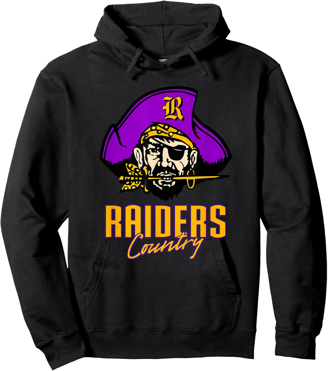 Reynoldsburg Raiders Logo Country HS Hoodie - Hoodie | Black
