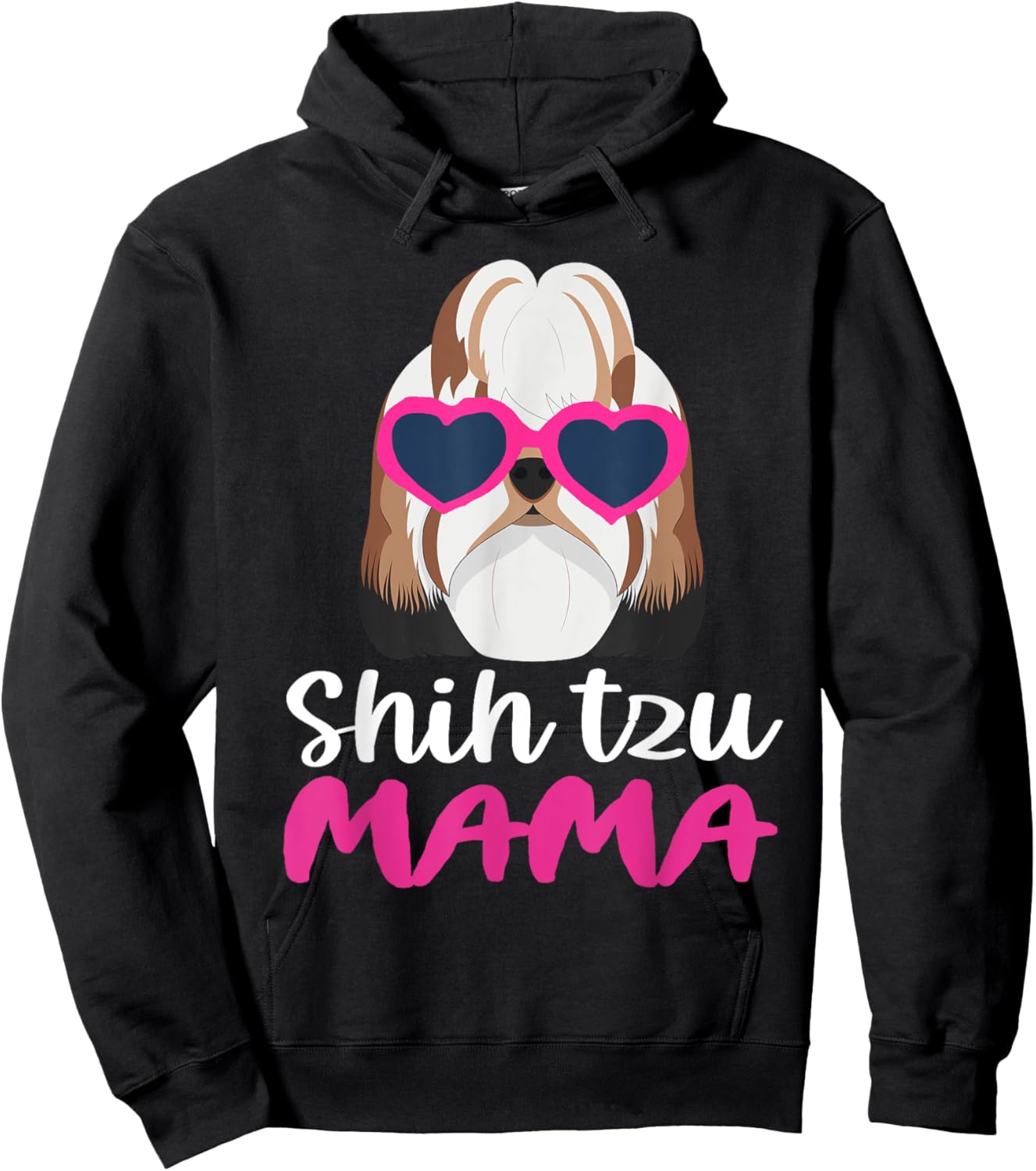 Shih Tzu Mama Hoodie - Hoodie | Black