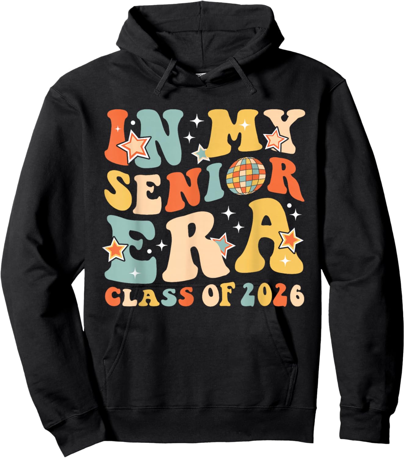 In My Senior Era Class Of 2026 Graduate Senior 2026 Hoodie - Hoodie | Black