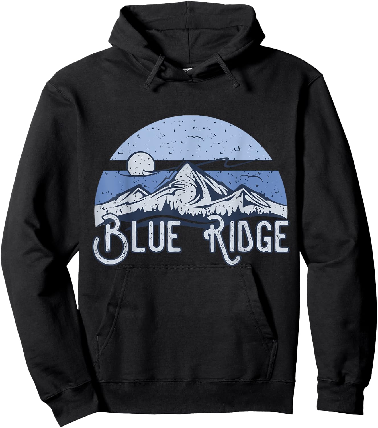 Blue Ridge for Hikers & Fans of the Parkway Mountains Hoodie - Hoodie | Black