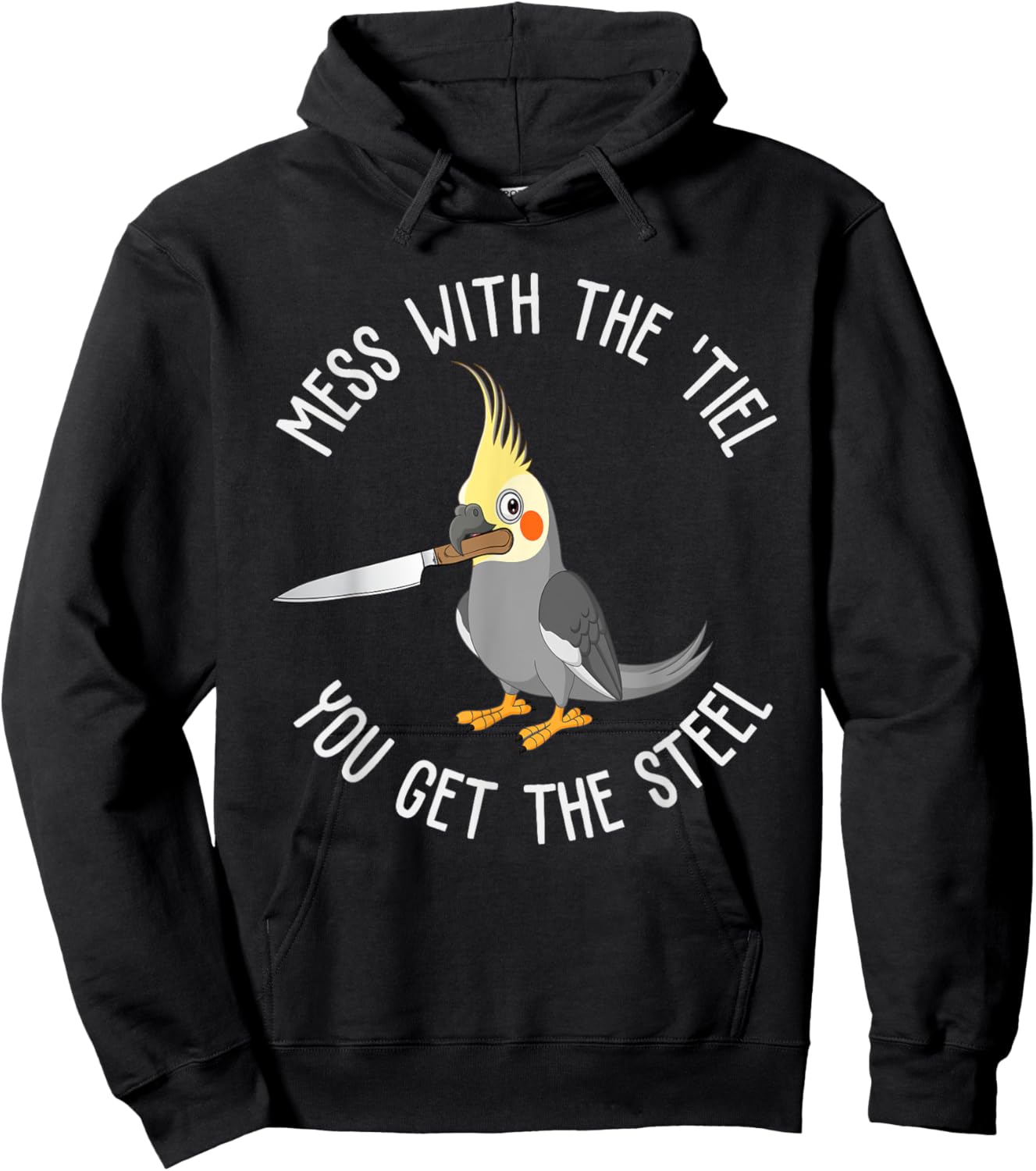 Cockatiel Funny Bird Lover Cockatiel Hoodie - Hoodie | Black