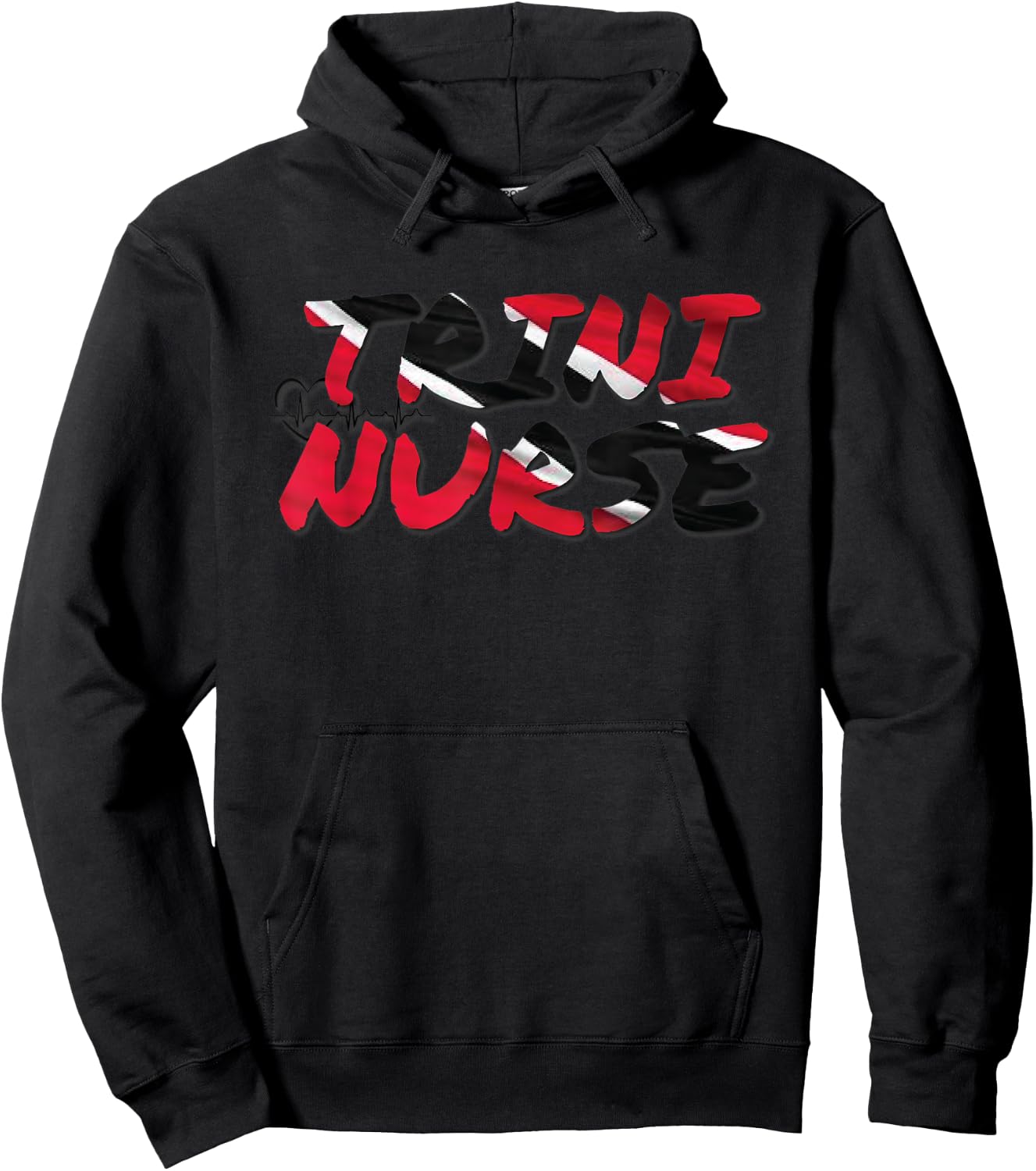 Trinidad and Tobago Trini Nurse RN Hoodie - Hoodie | Black