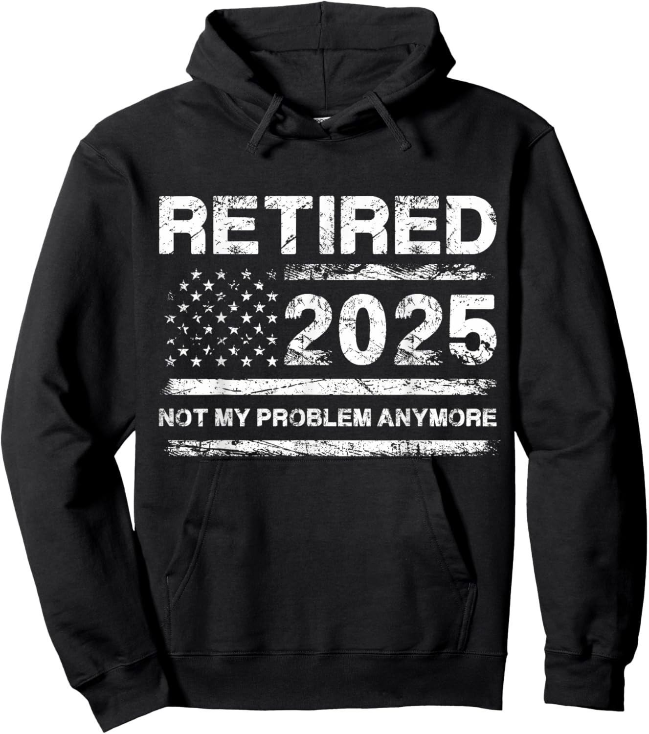 Cool 2025 Retirement Funny Retired Design Gag Men Women Hoodie - Hoodie | Black