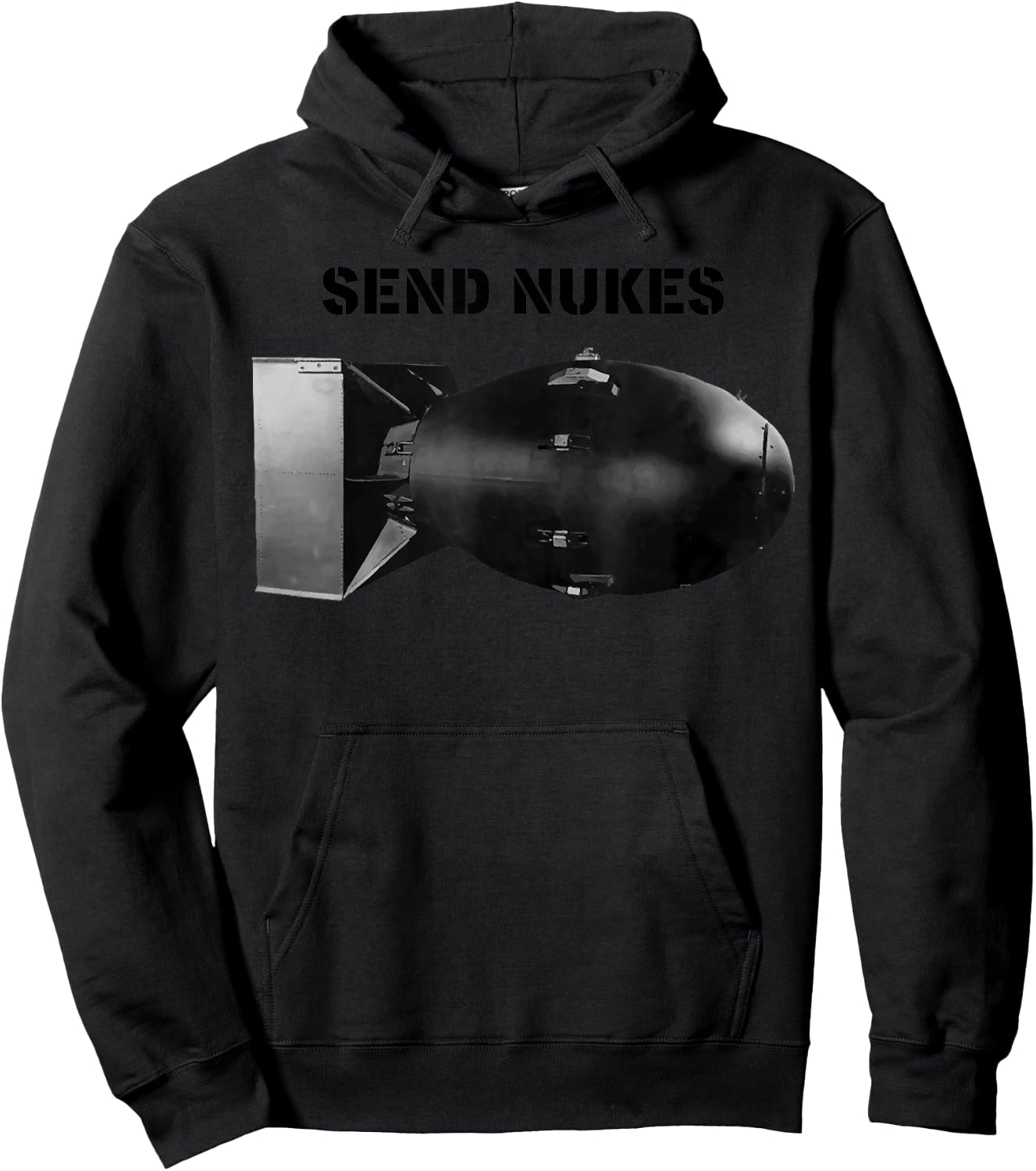 Atomic Bomb "Send Nukes" Hoodie - Hoodie | Black