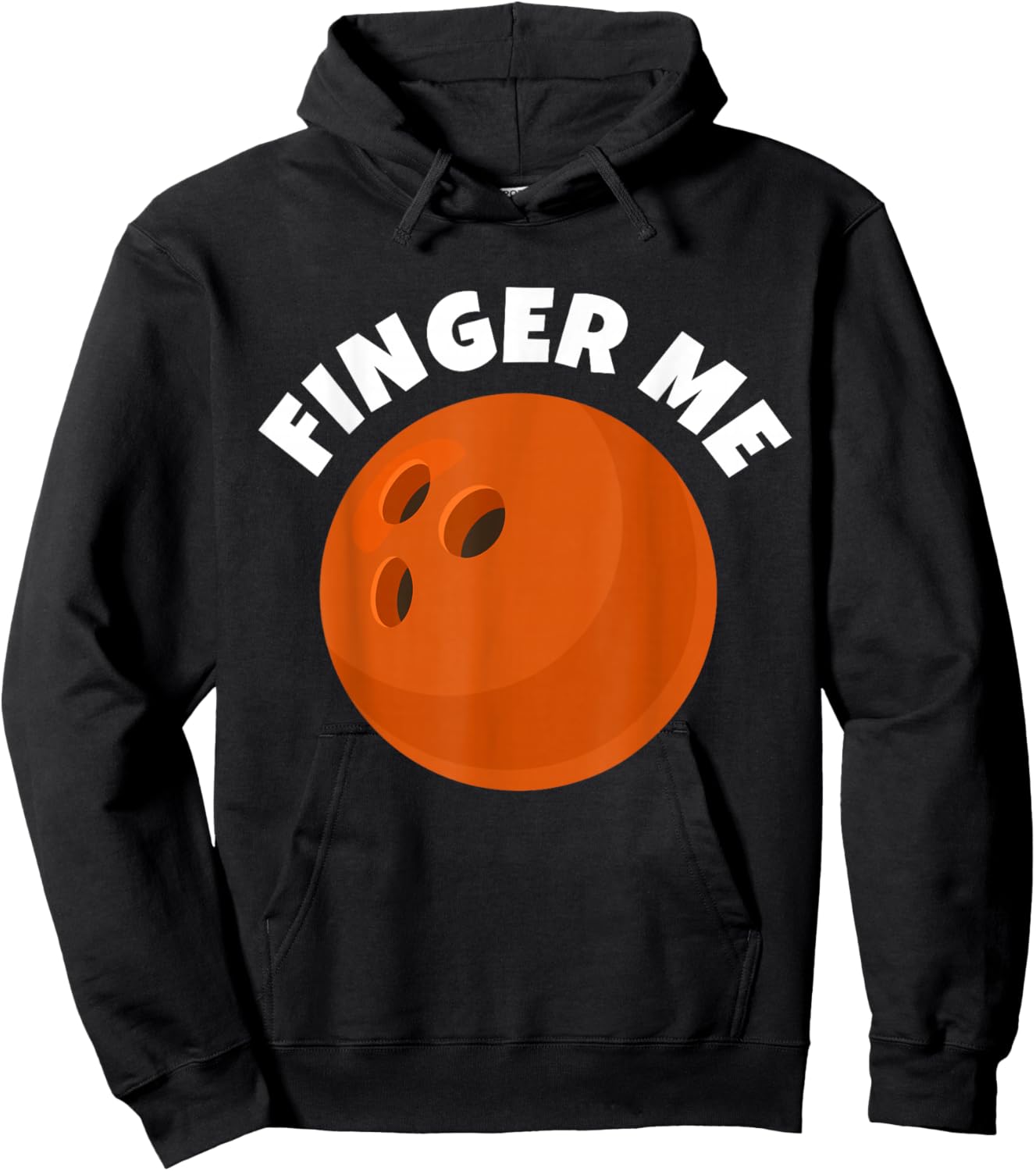 Funny Inappropriate Bowling Hoodie - Hoodie | Black