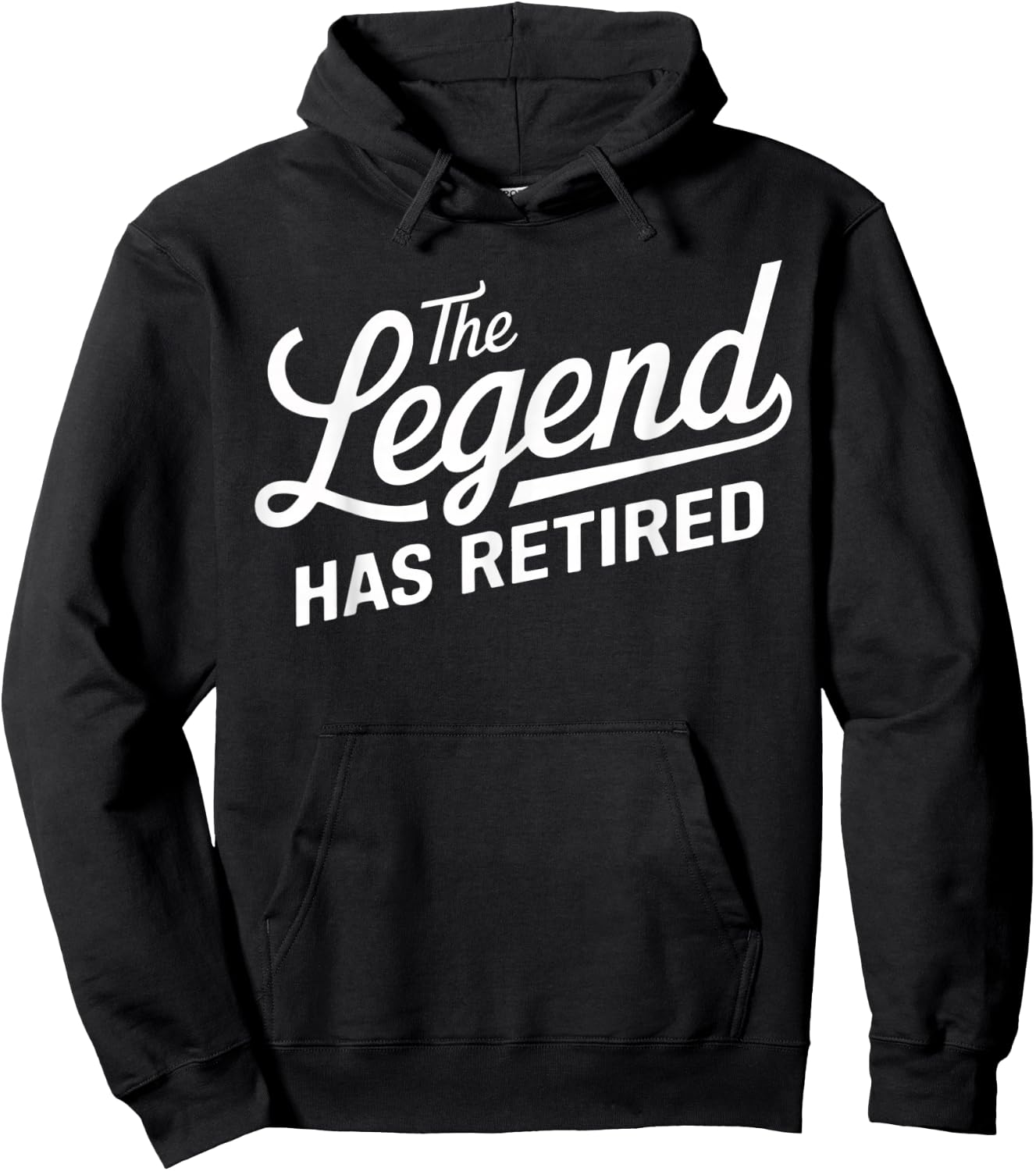 Funny Retirement Women The Legend Has Retired Hoodie - Hoodie | Black