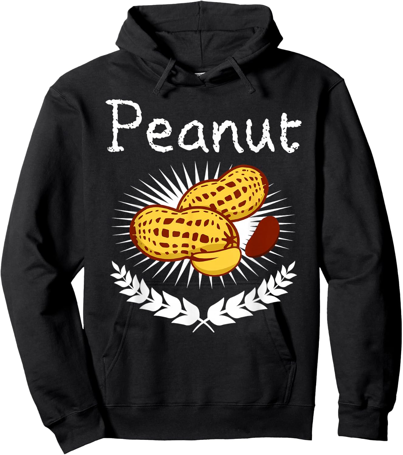 Peanut Graphic gift, Nut design, Peanut design Hoodie - Hoodie | Black