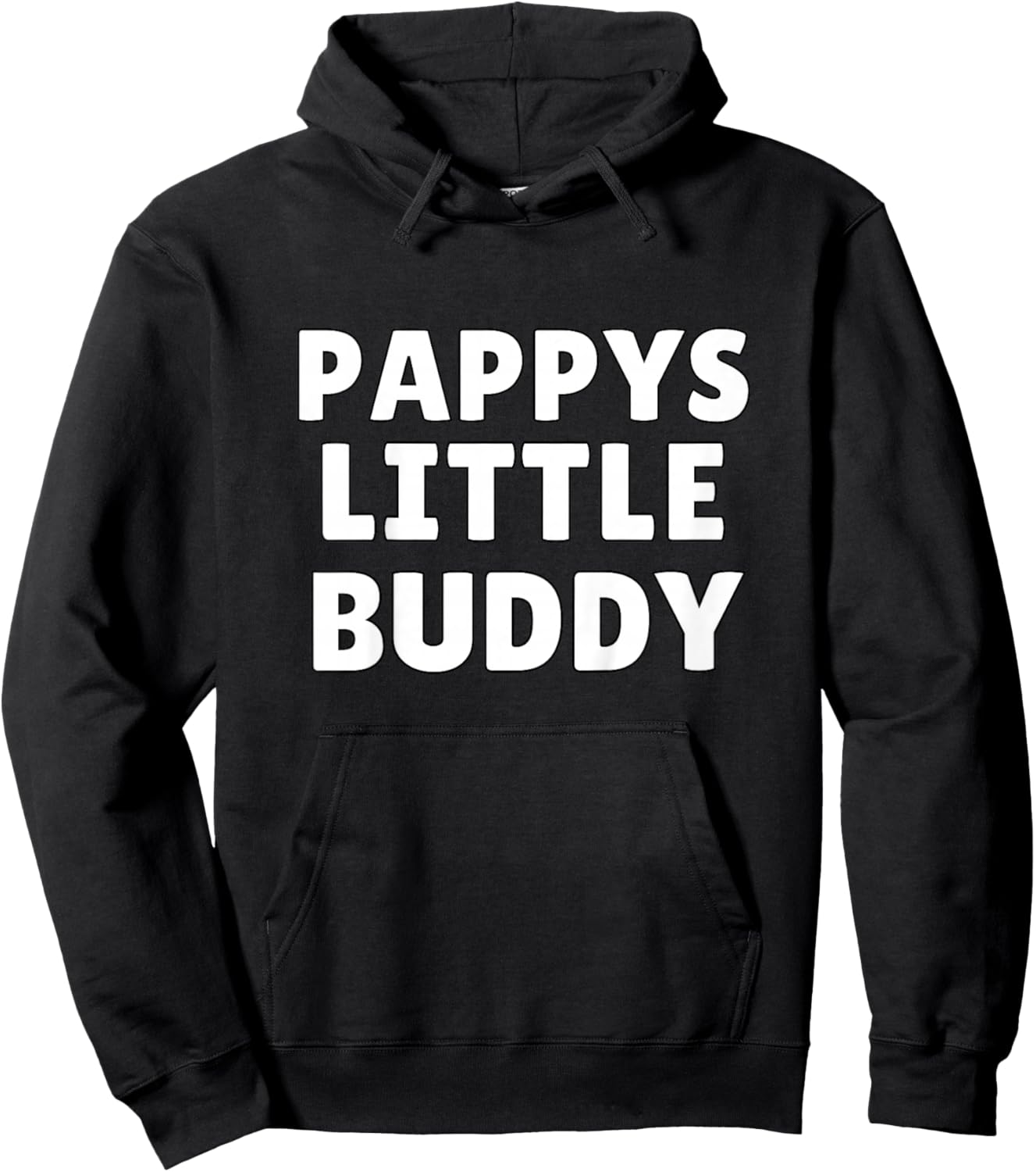 Pappys Little Buddy Grandkids Gifts Hoodie - Hoodie | Black