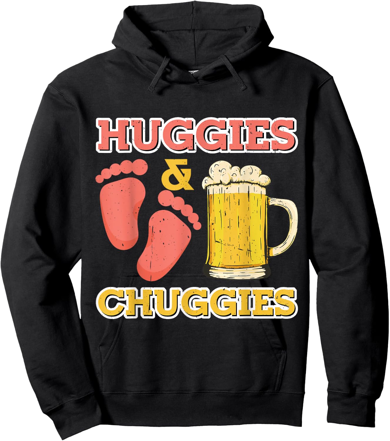 Huggies and Chuggies Hoodie - Hoodie | Black