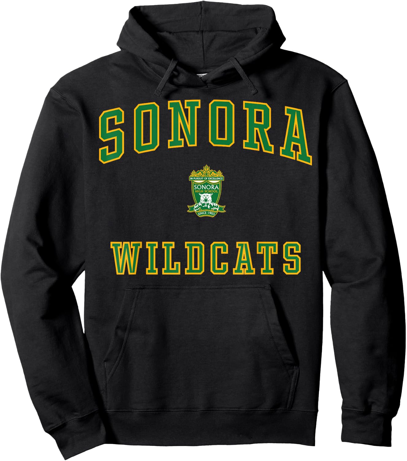 Sonora High School Wildcats C1 Hoodie - Hoodie | Black
