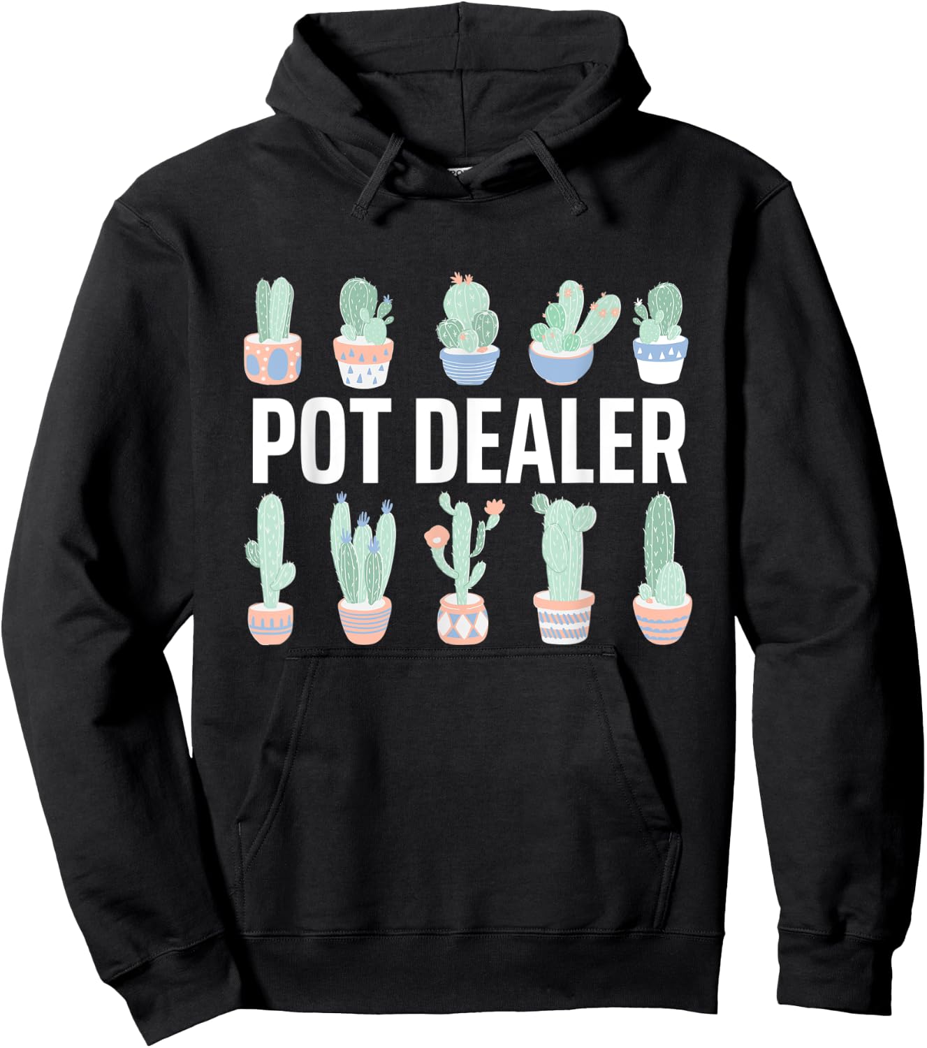 Plant Lover and Gardener Pot Dealer Succulent Plants Lover Hoodie - Hoodie | Black