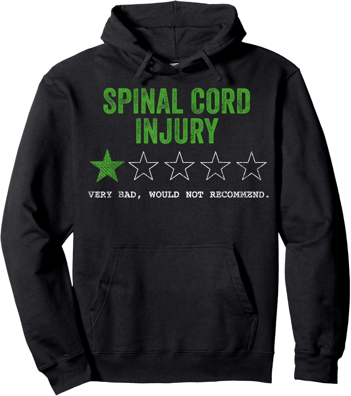 Tu Spinal Cord Injury Awareness Month Costume Ribbon Hoodie - Hoodie | Black