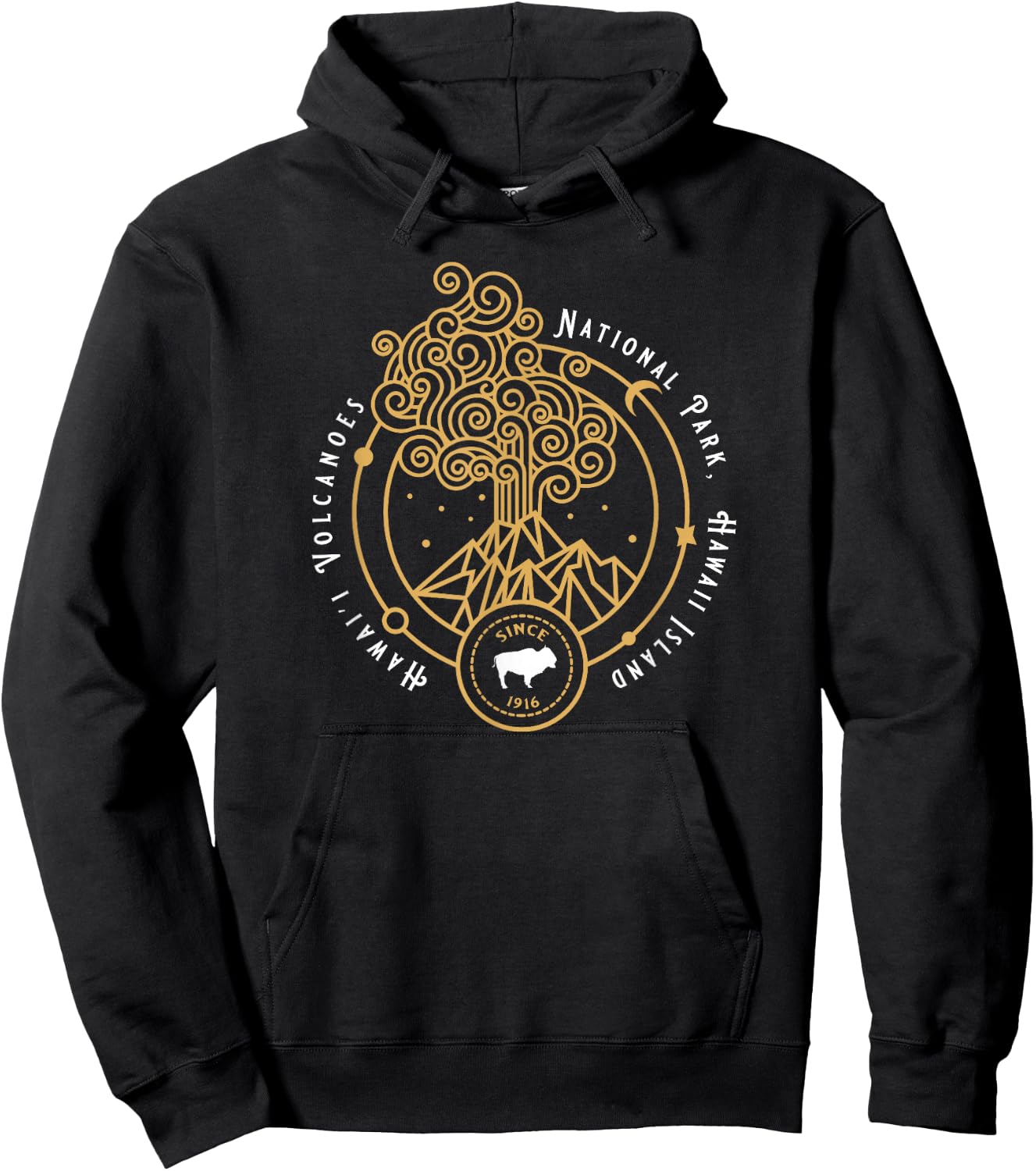 Hawaii Volcanoes National Park Kilauea Mauna Loa Souvenirs Hoodie - Hoodie | Black