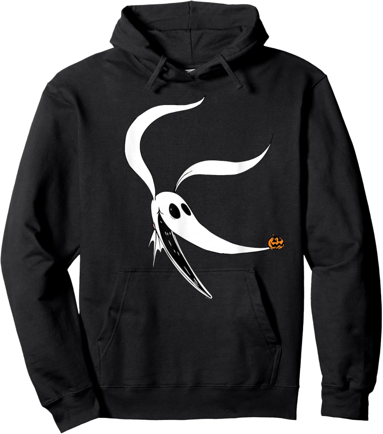 Disney The Nightmare Before Christmas Zero Dog Big Face Hoodie - Hoodie | Black